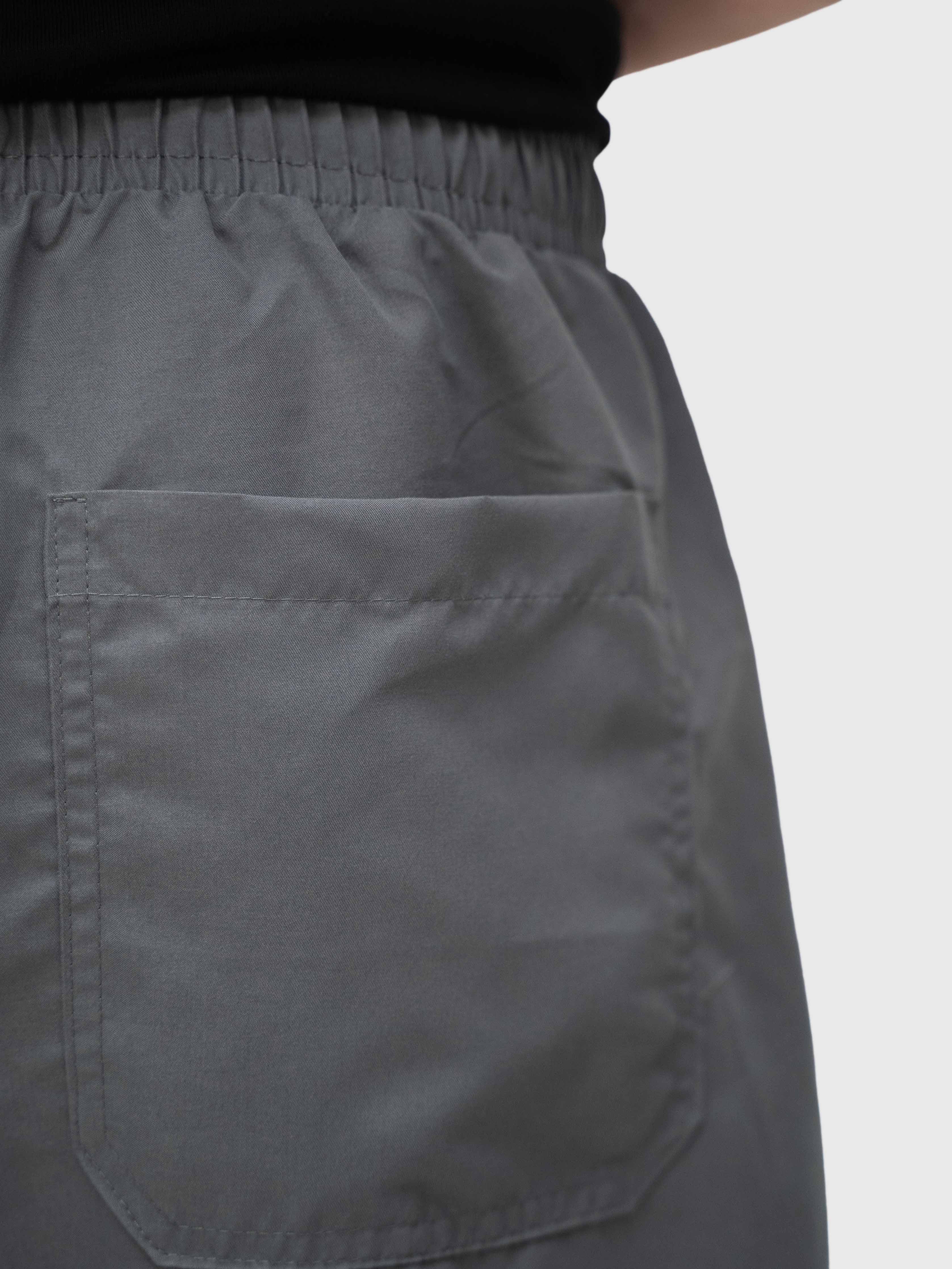 Logo Core Pants - Charcoal/White