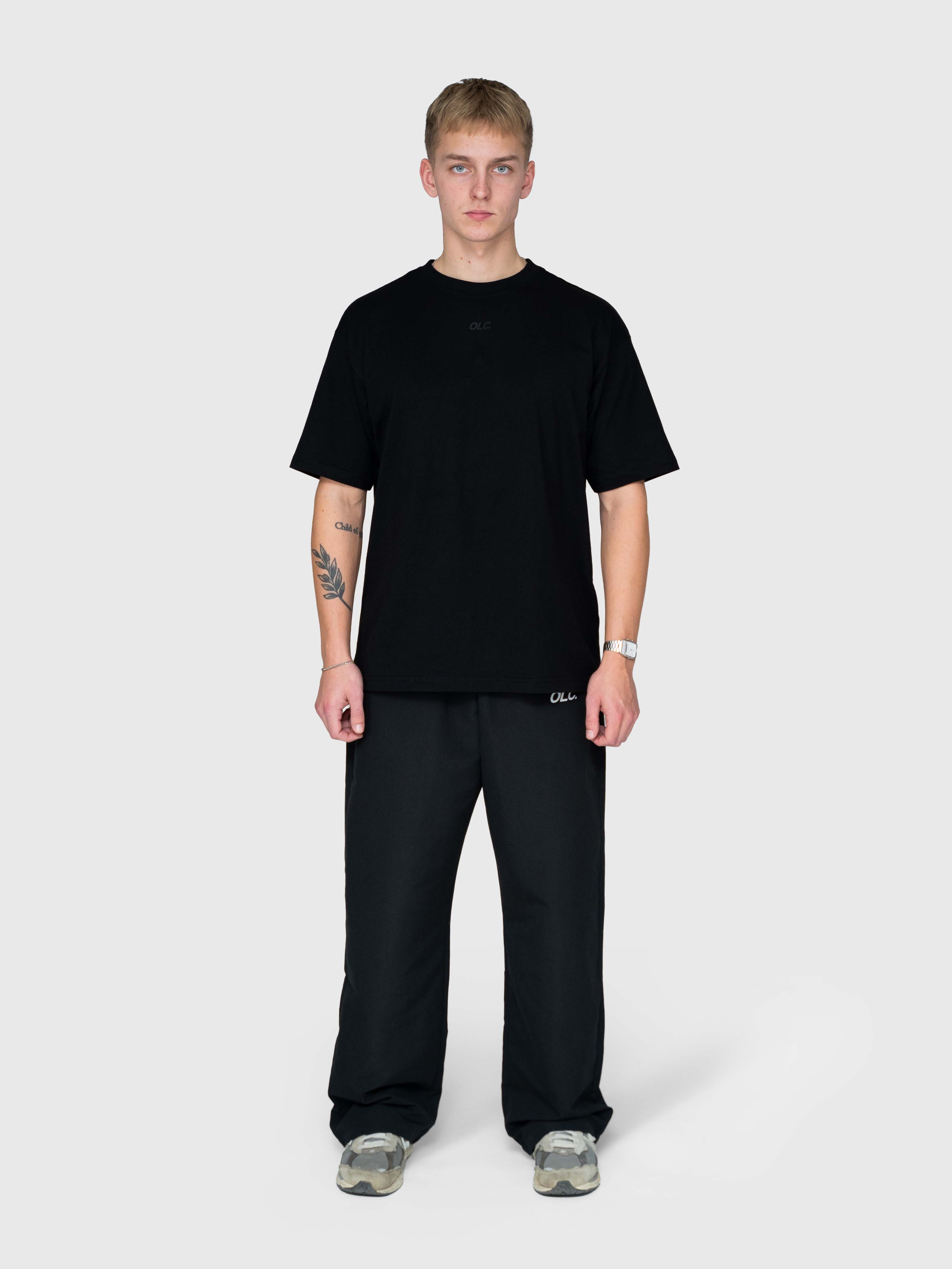 Logo Core Pants - Black/White