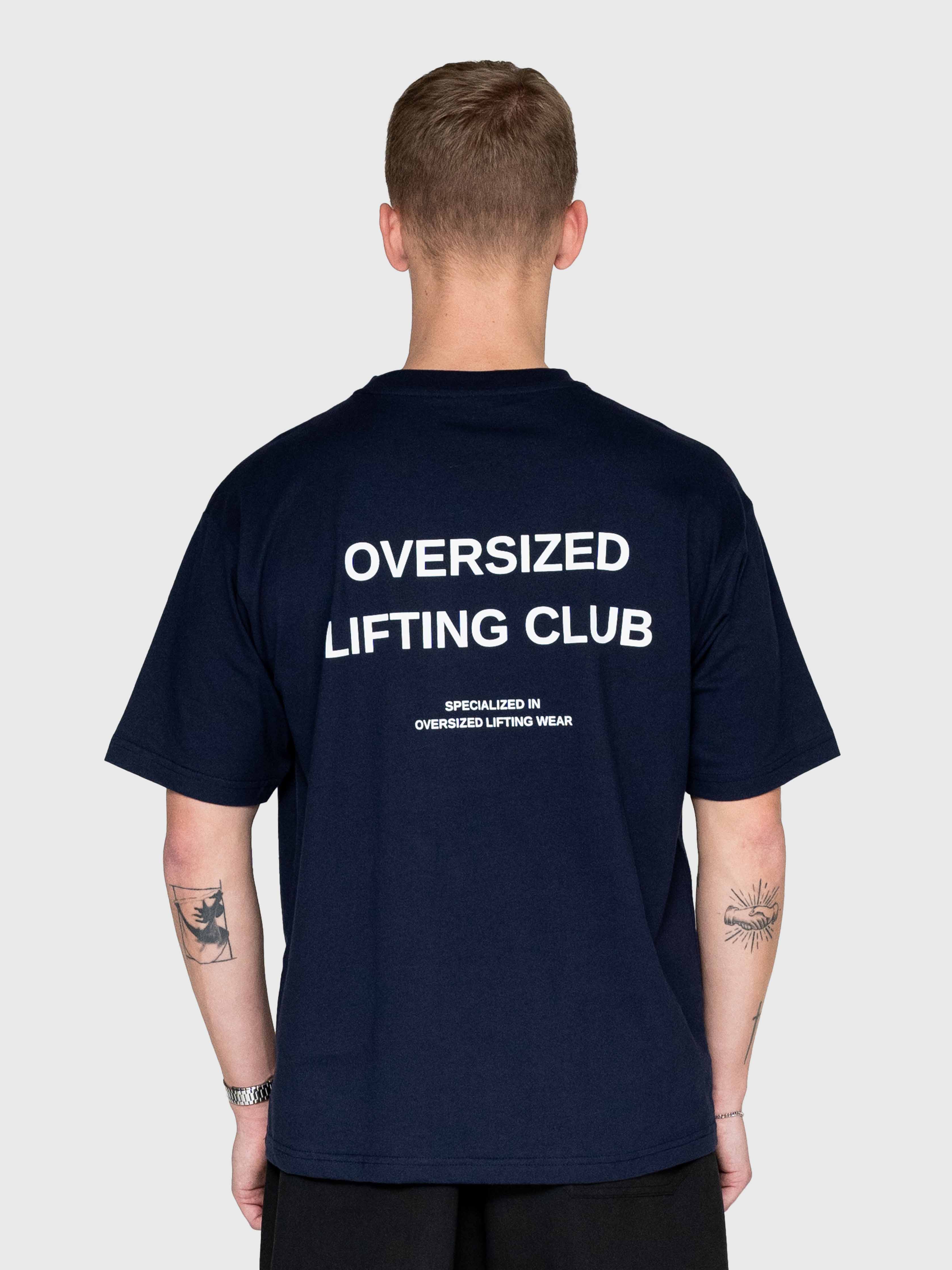 Confidence Box Tee 2.0 - Navy/White