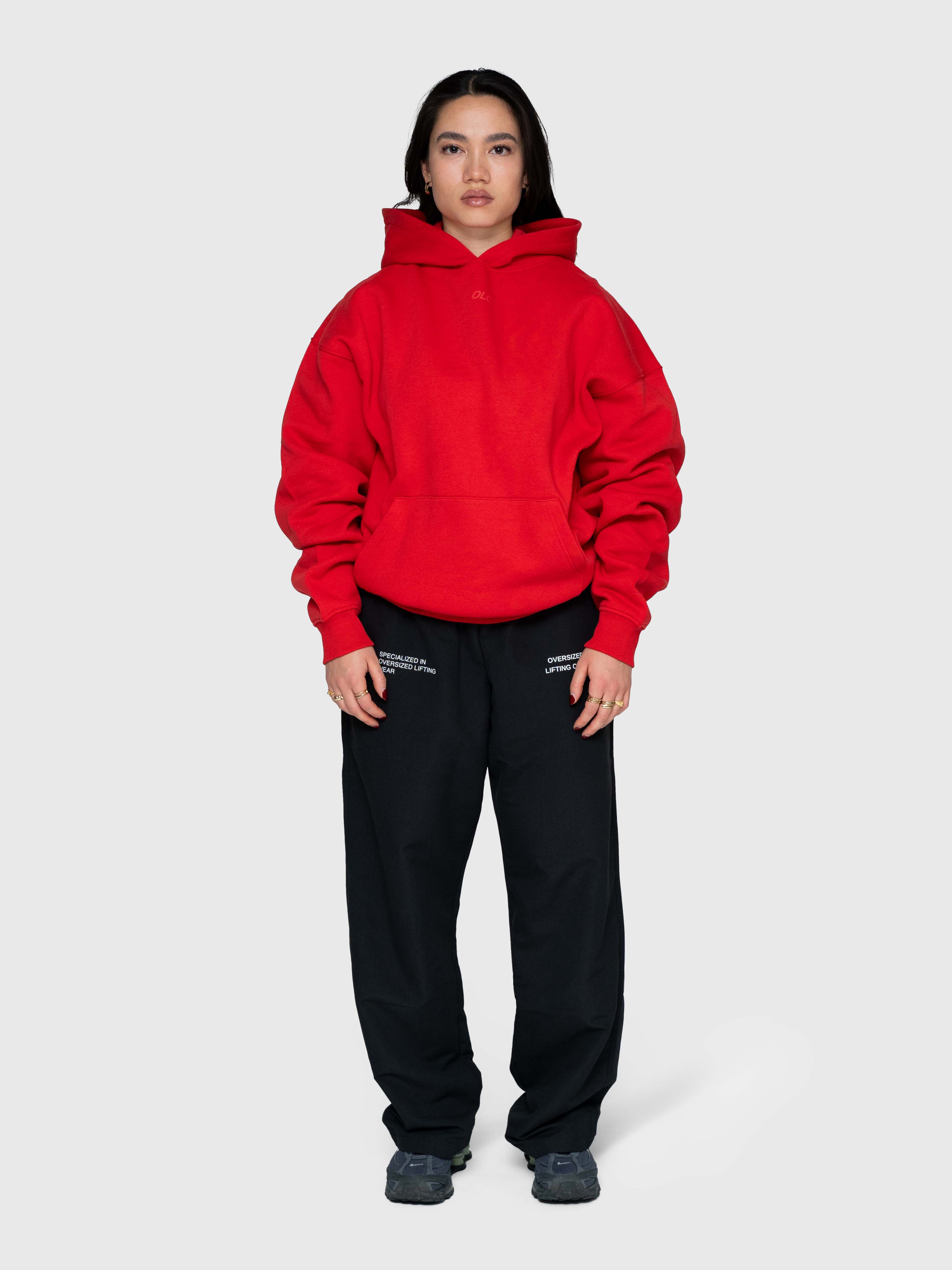 Confidence Hoodie - Red/White