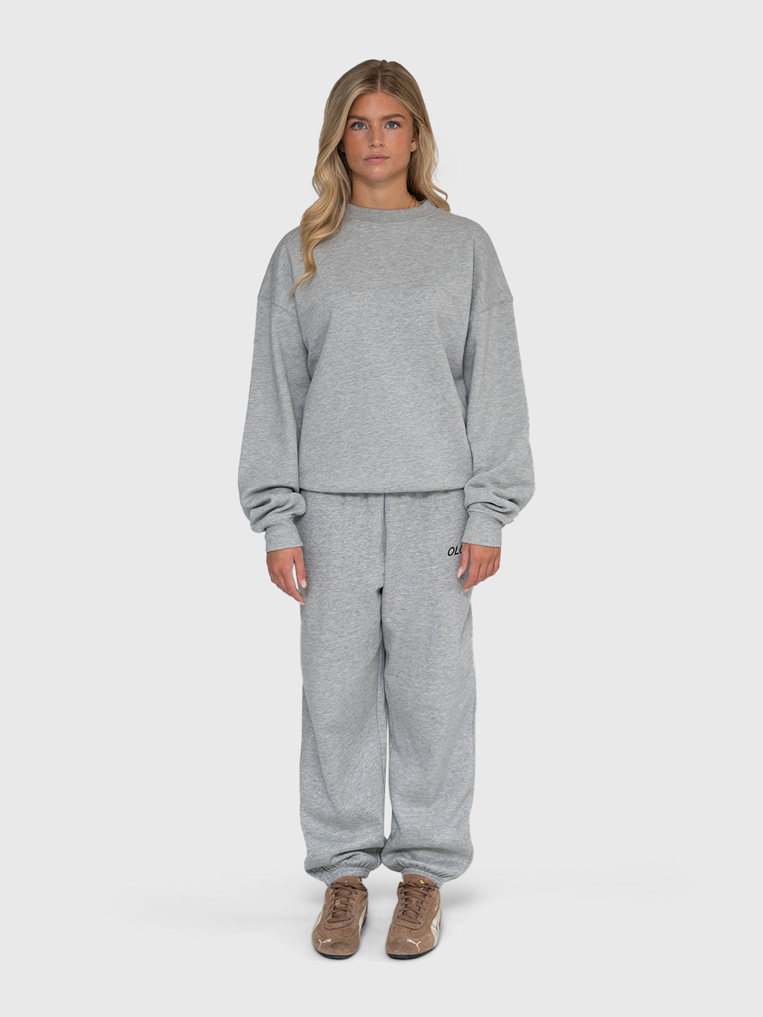 Confidence Sweatshirt 2.0 - Melange Grey/Forest
