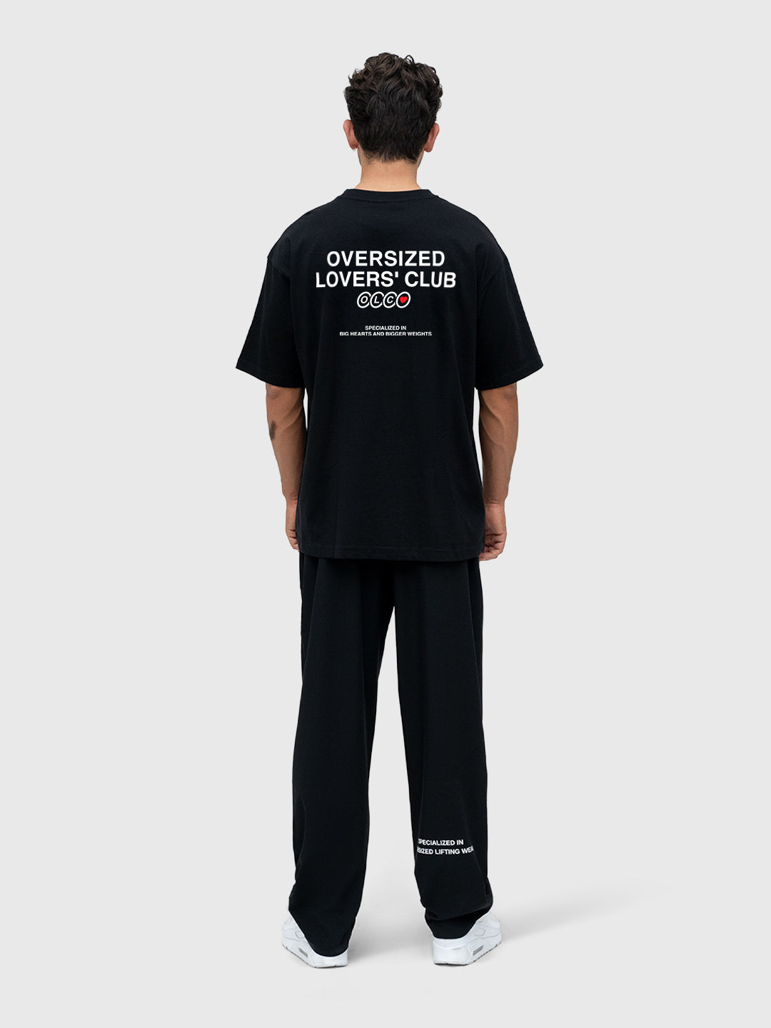 Lovers' Club Box Tee - Black/White