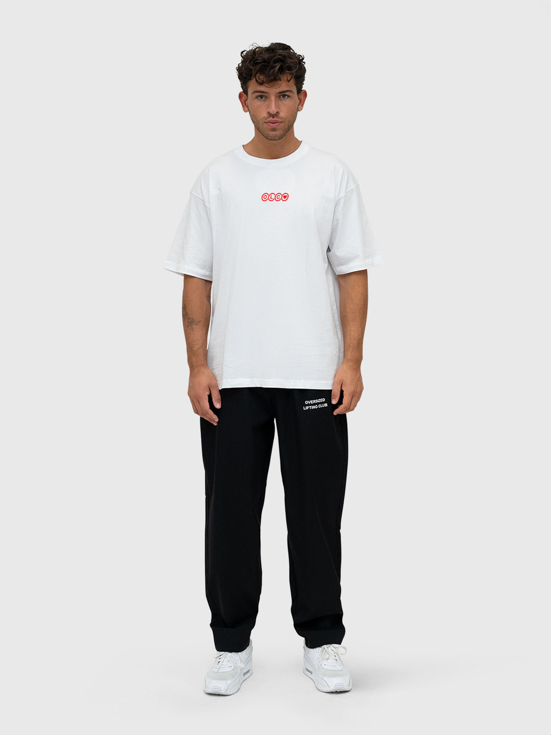 Lovers' Club Box Tee - White/Red