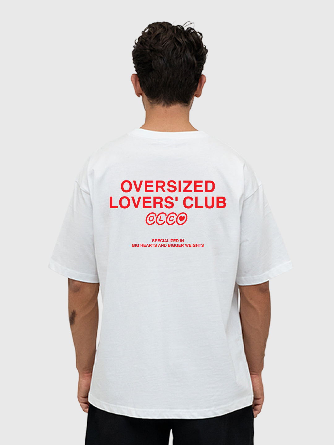 Lovers' Club Box Tee - White/Red