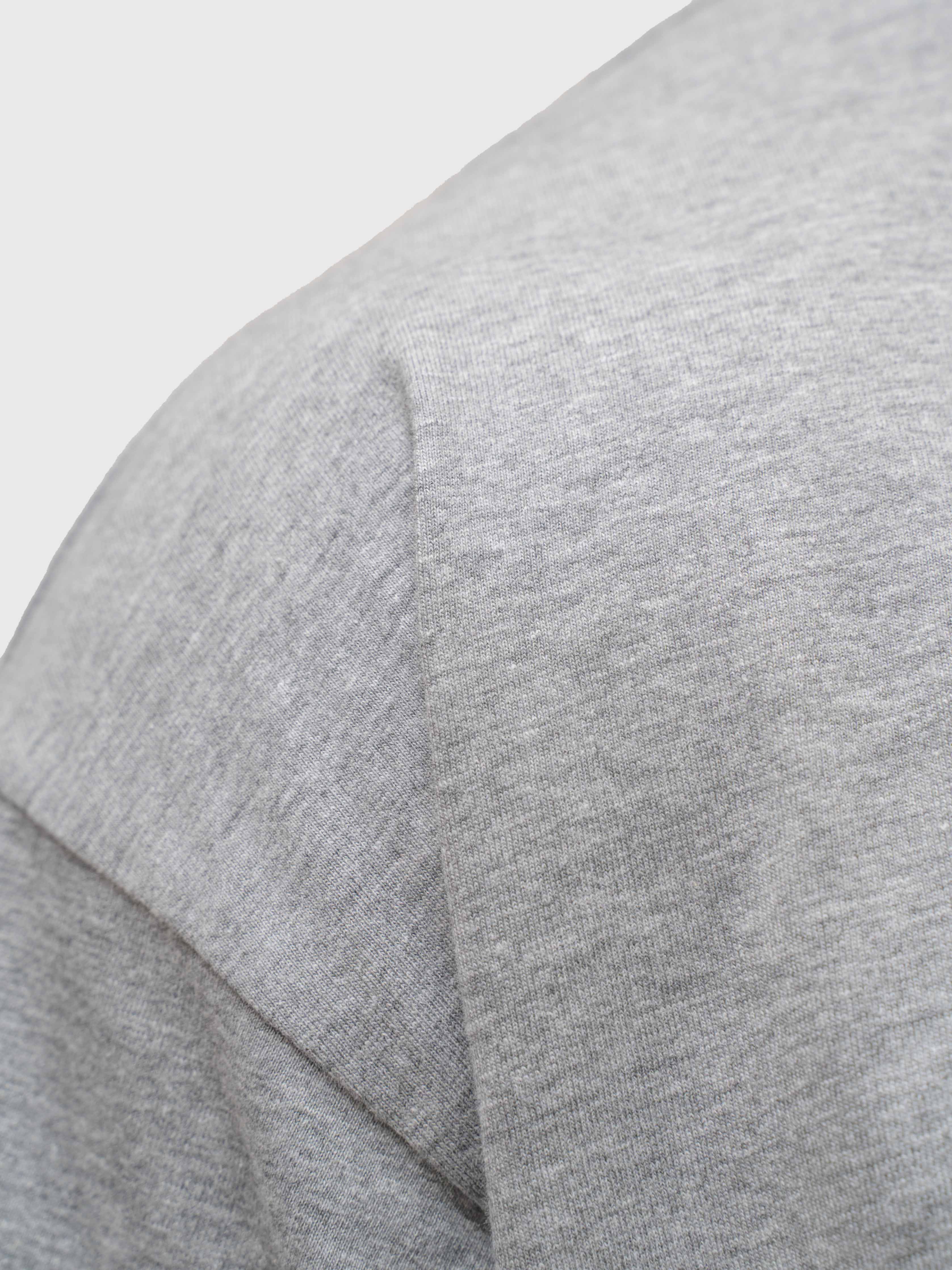 Confidence Box Tee - Melange Grey/Black