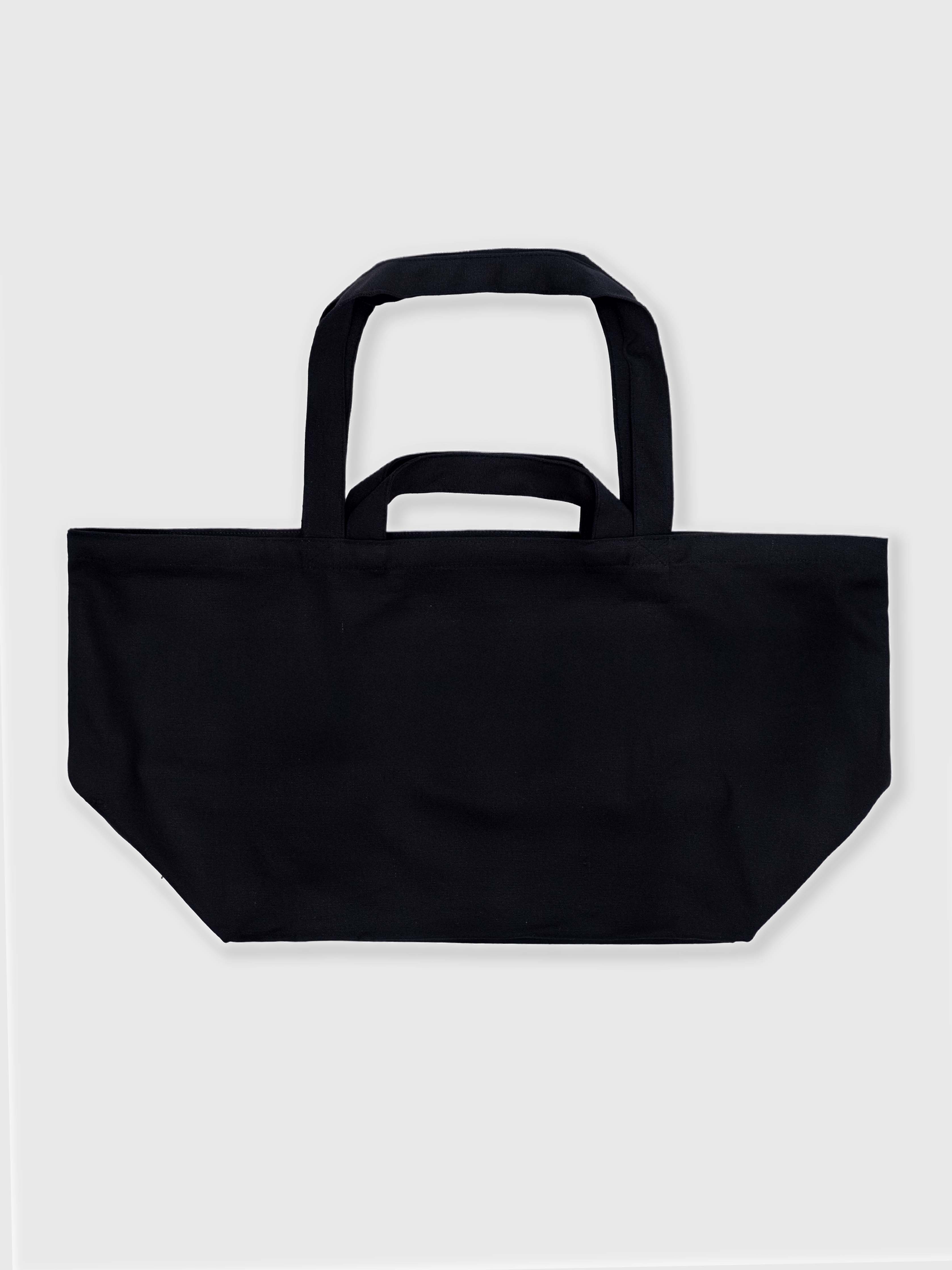 Bigger tote bag - Black/White