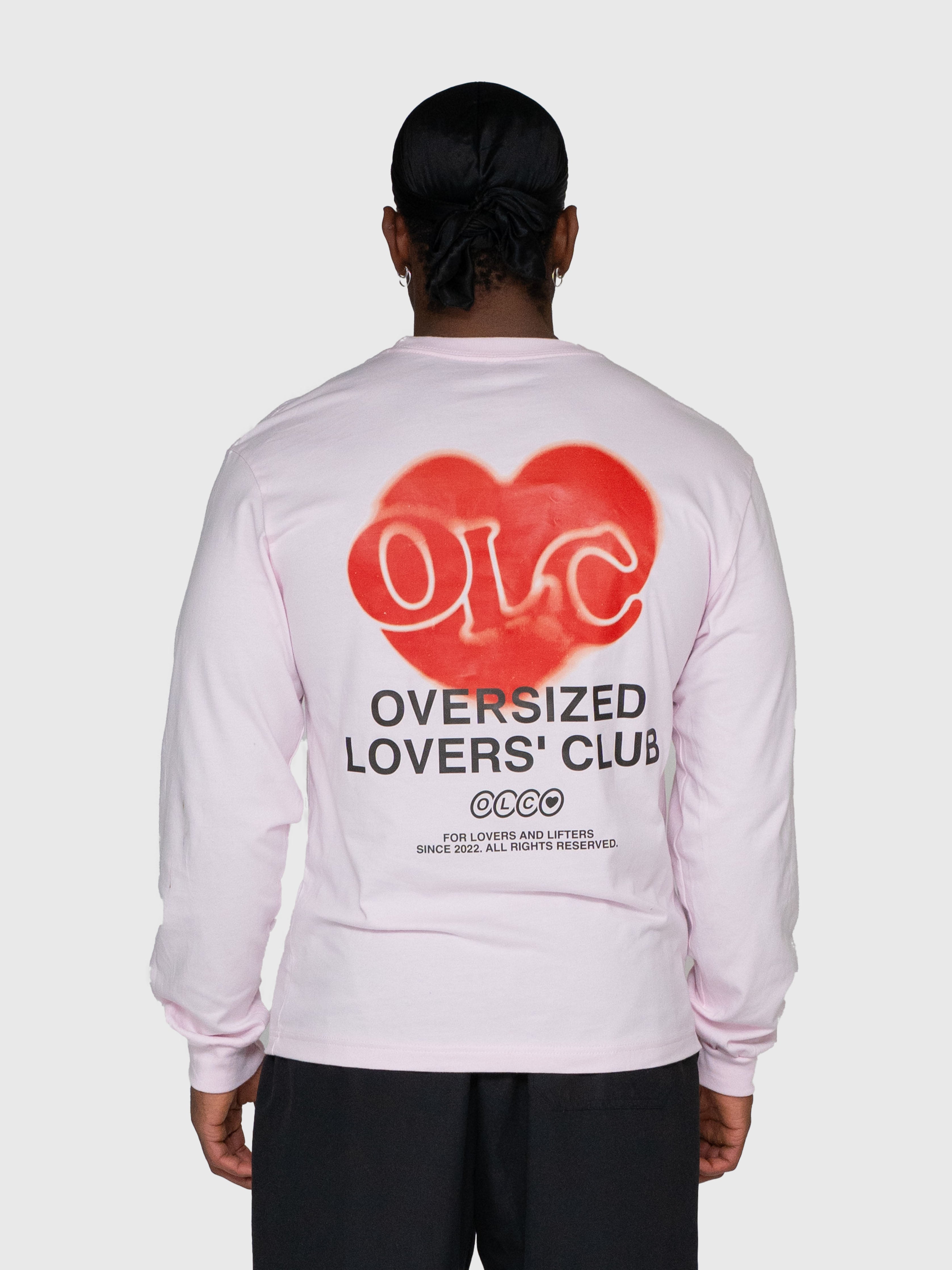 Valentine Graphic Long Sleeve - Pink/Black/Red
