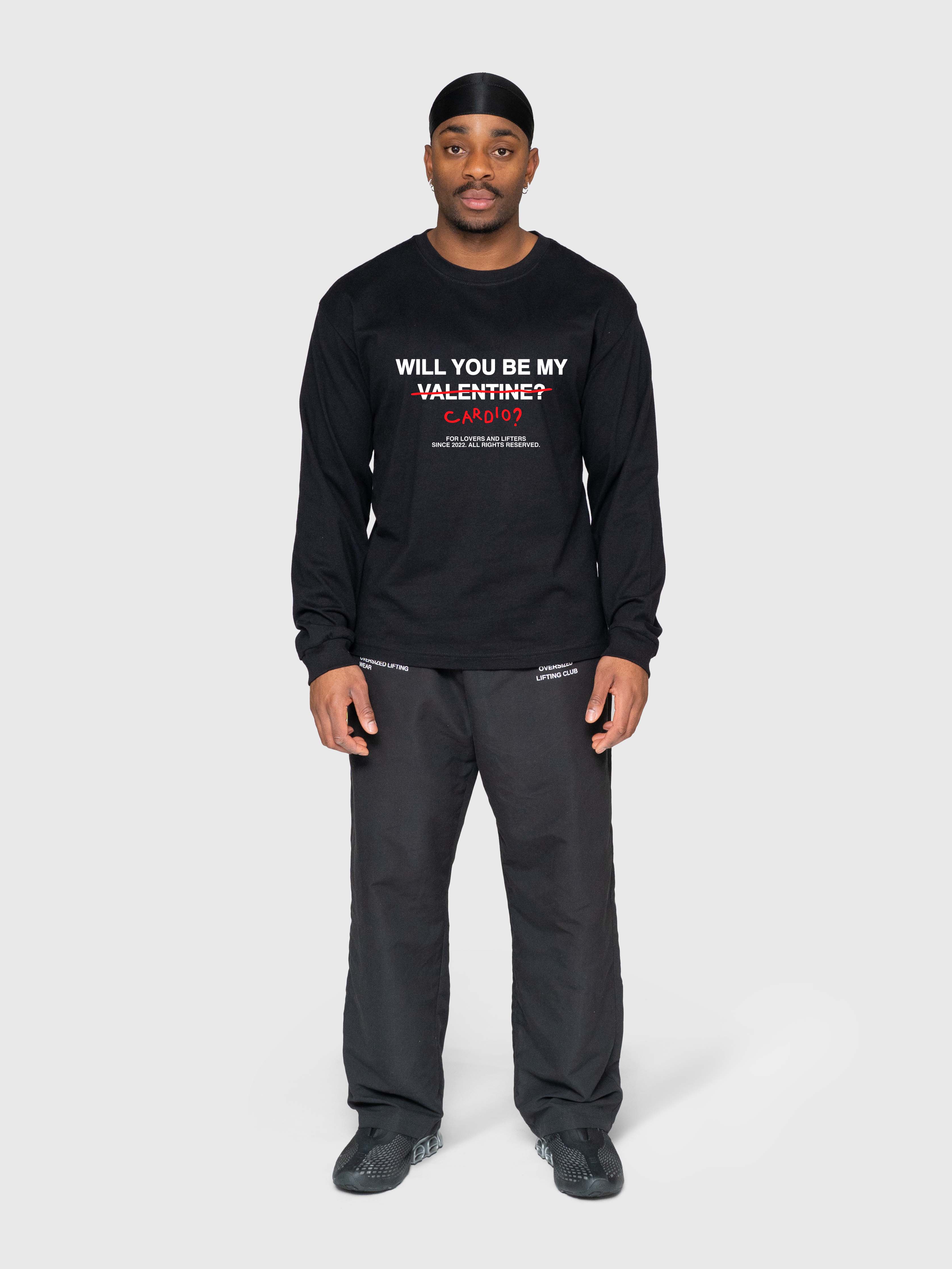 Cardio Long Sleeve - Black/White