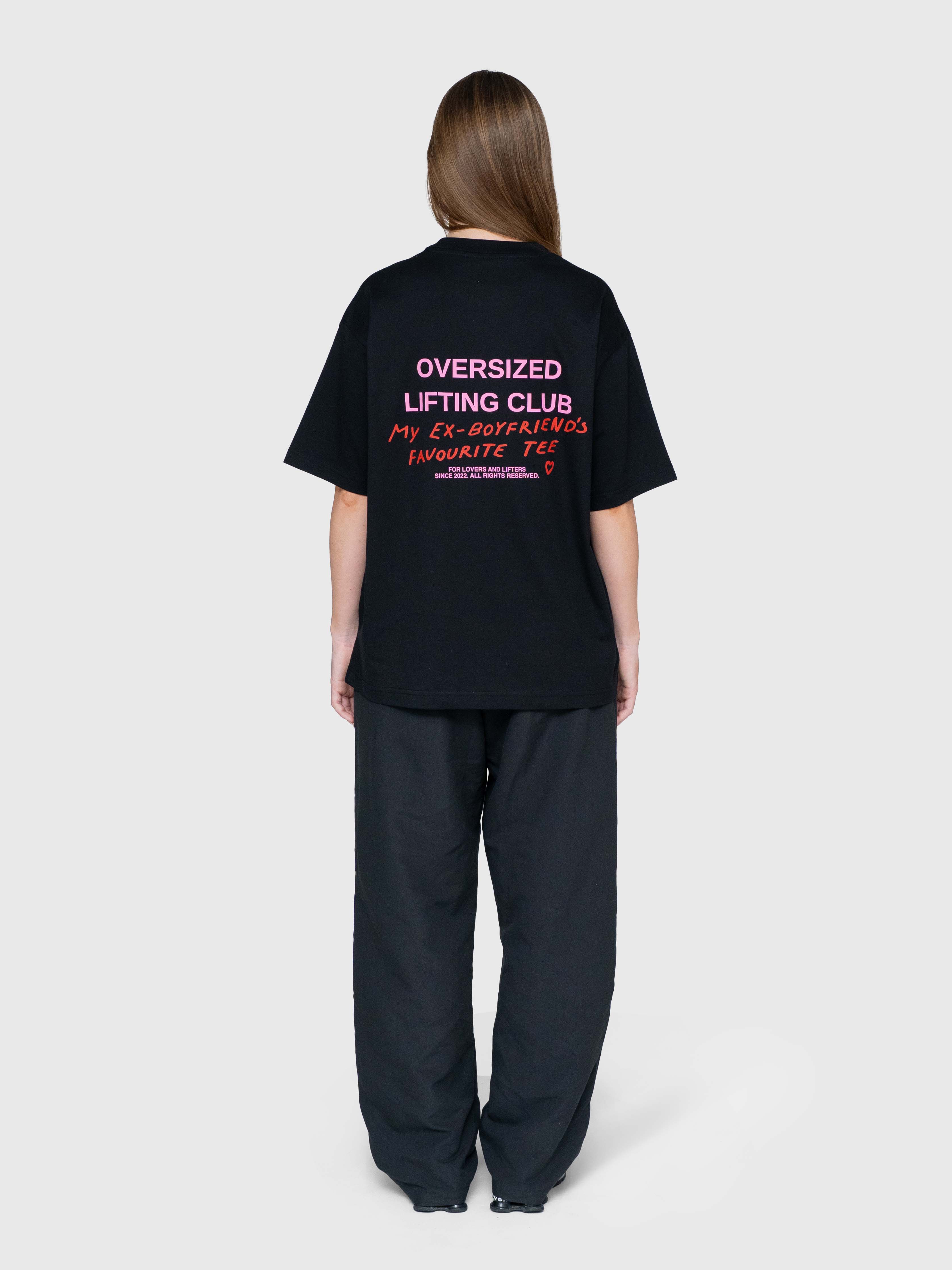 Ex's Box Tee - Black/Pink