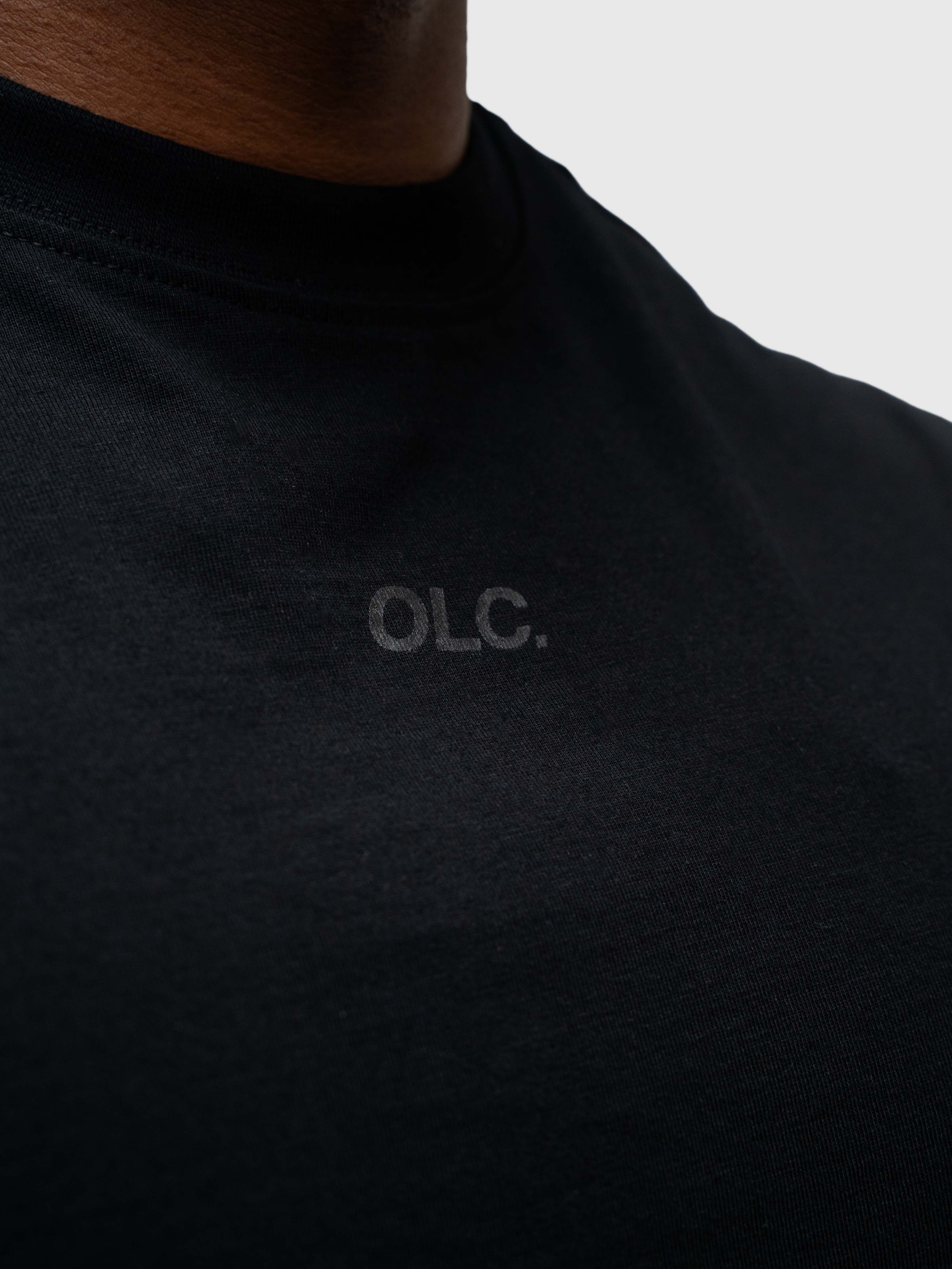 Heavyweight Cut Off Tee - Black/White