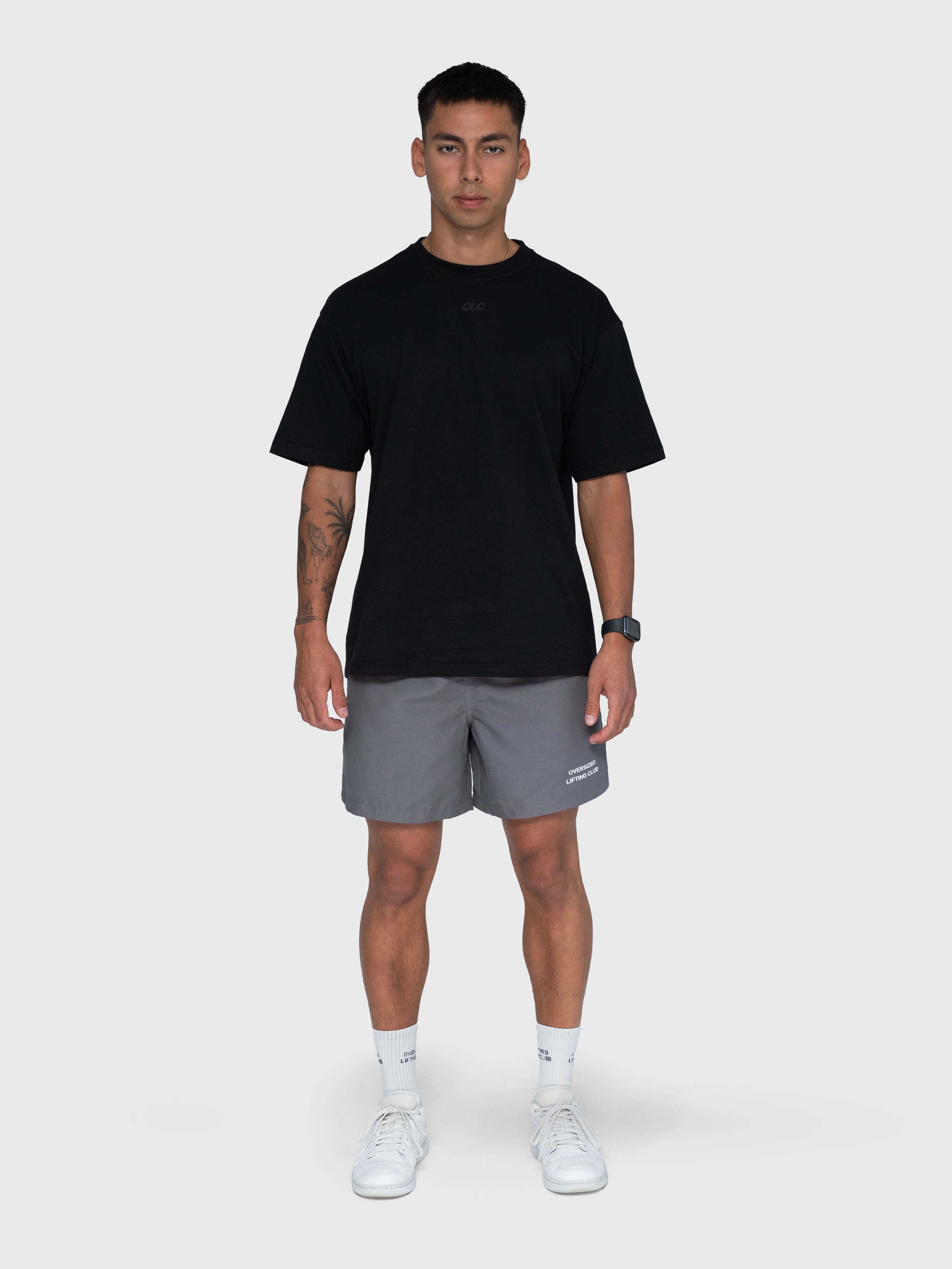 Confidence Core Shorts - Charcoal/White