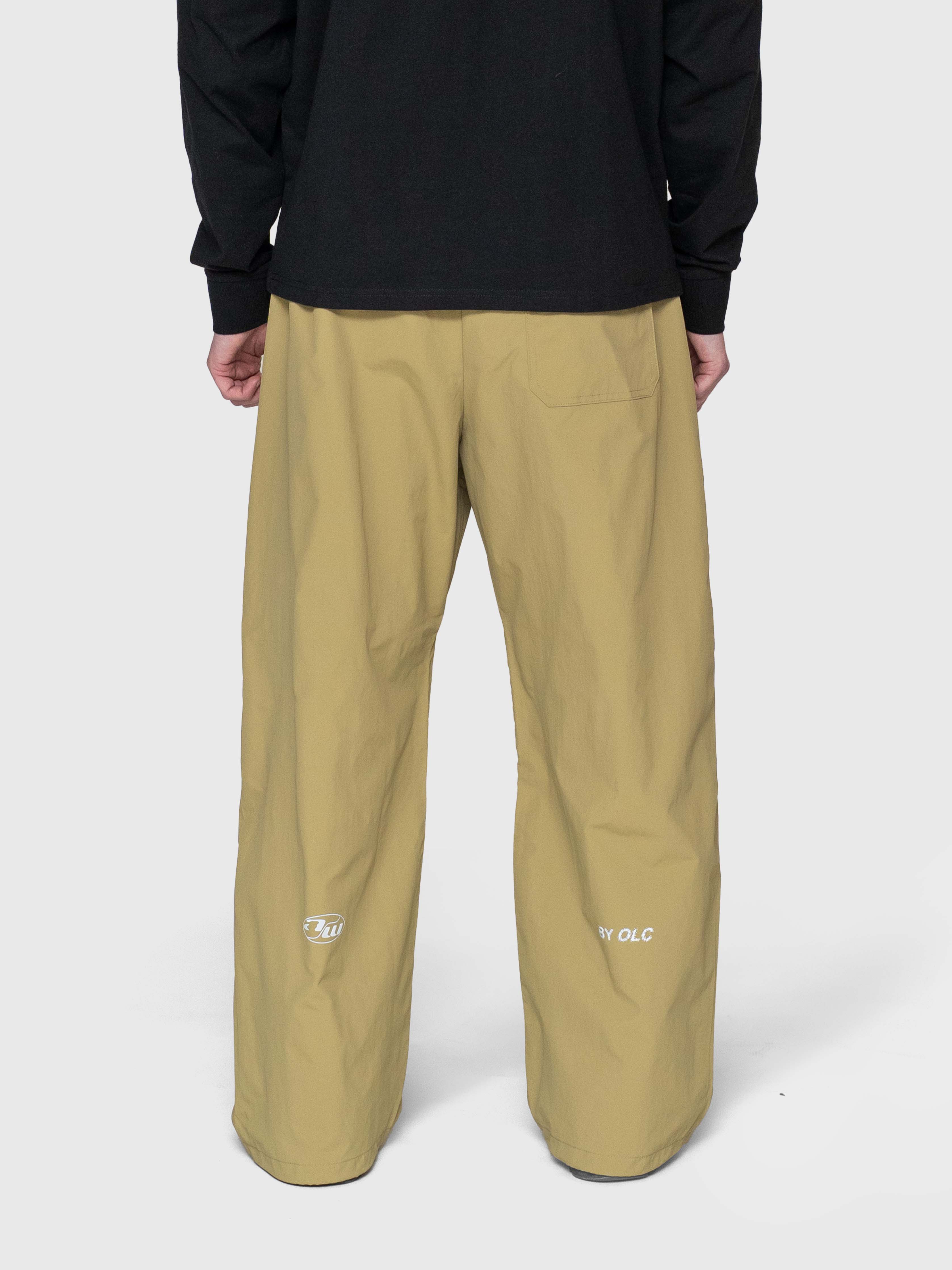 AW Parachute Pants - Olive/Reflective