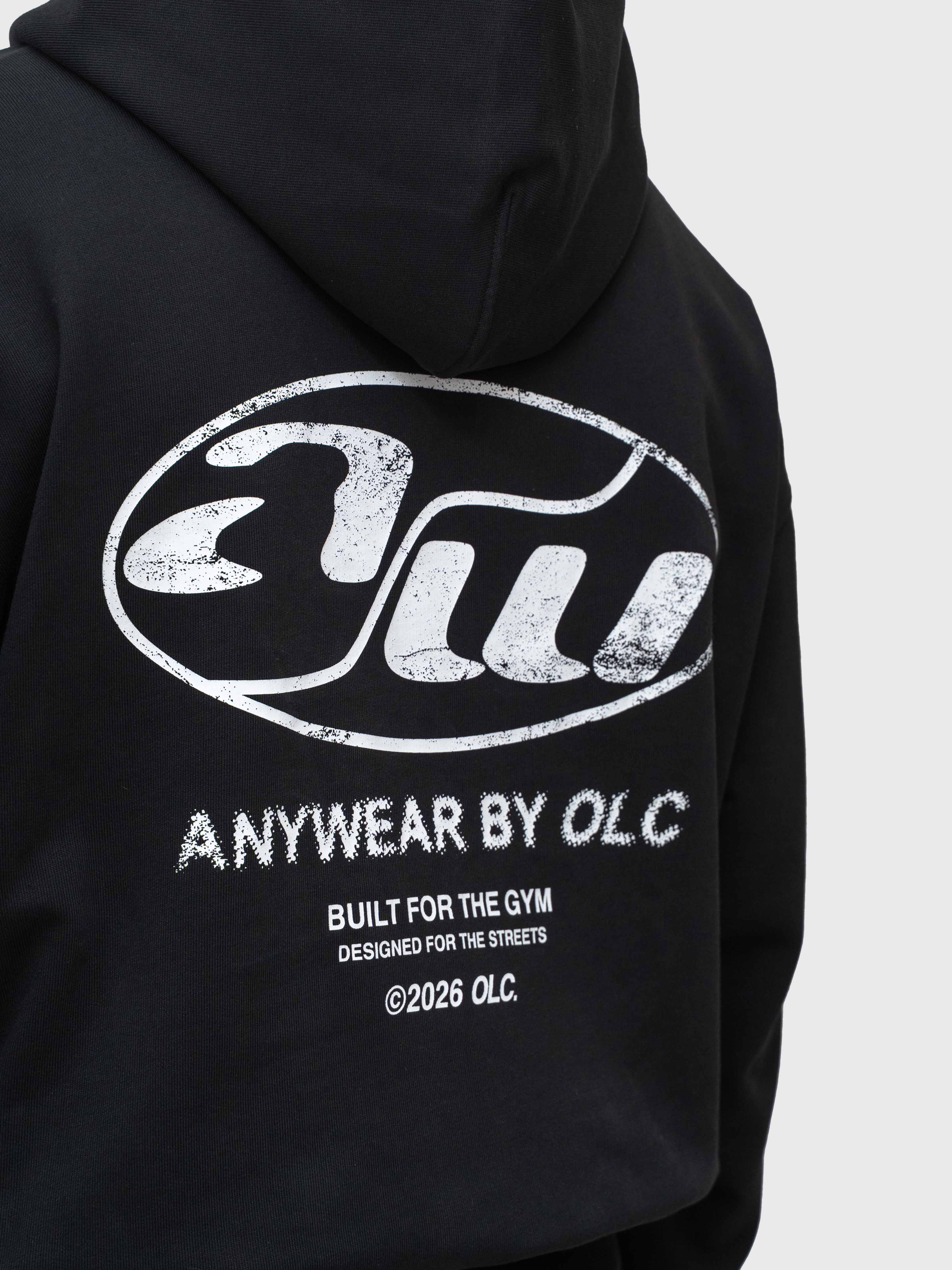 Anywear Heavyweight Hoodie - Black/White