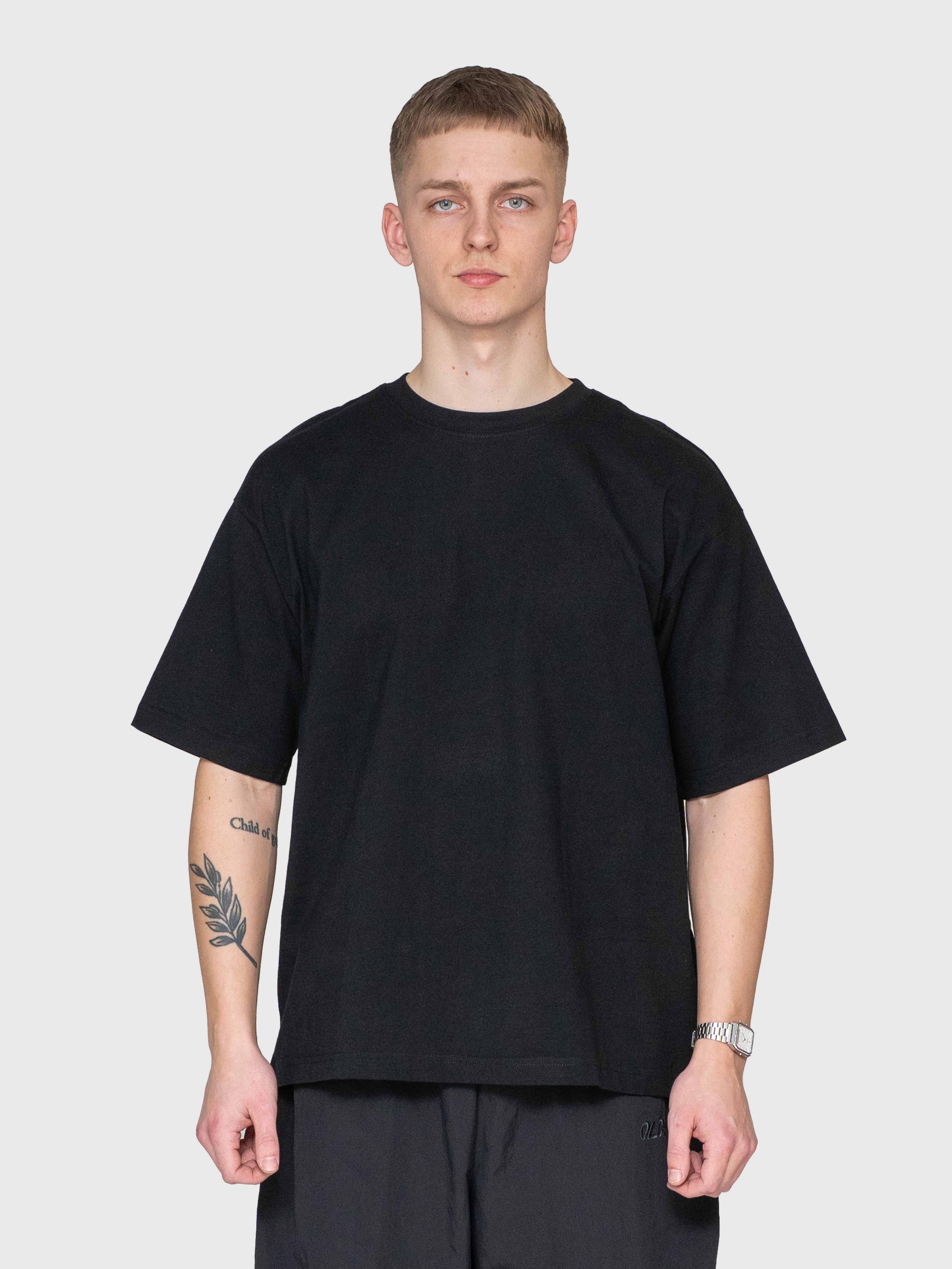 Anywear Heavyweight Box Tee - Black/White