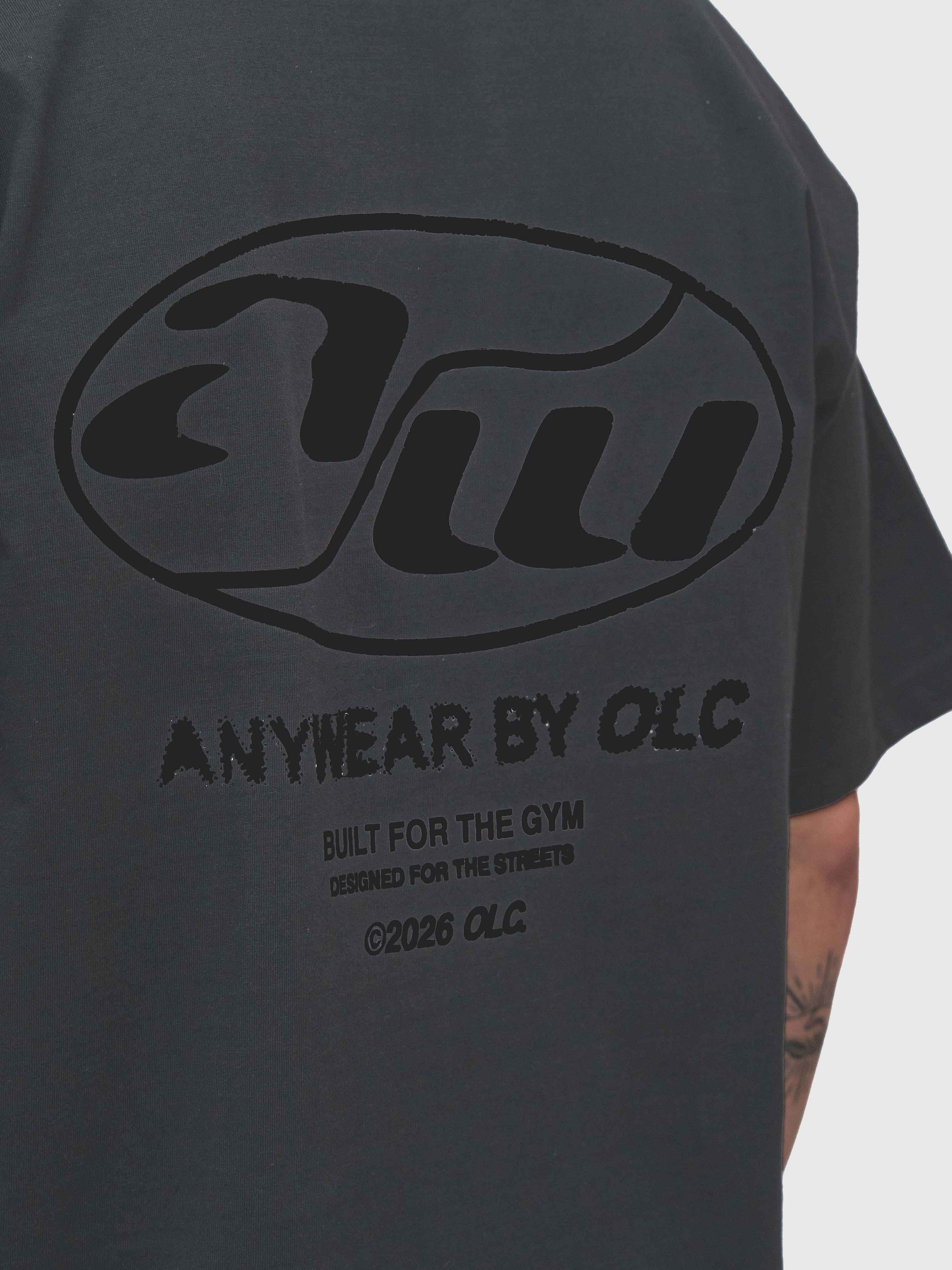 Anywear Box Tee - Steel/Black