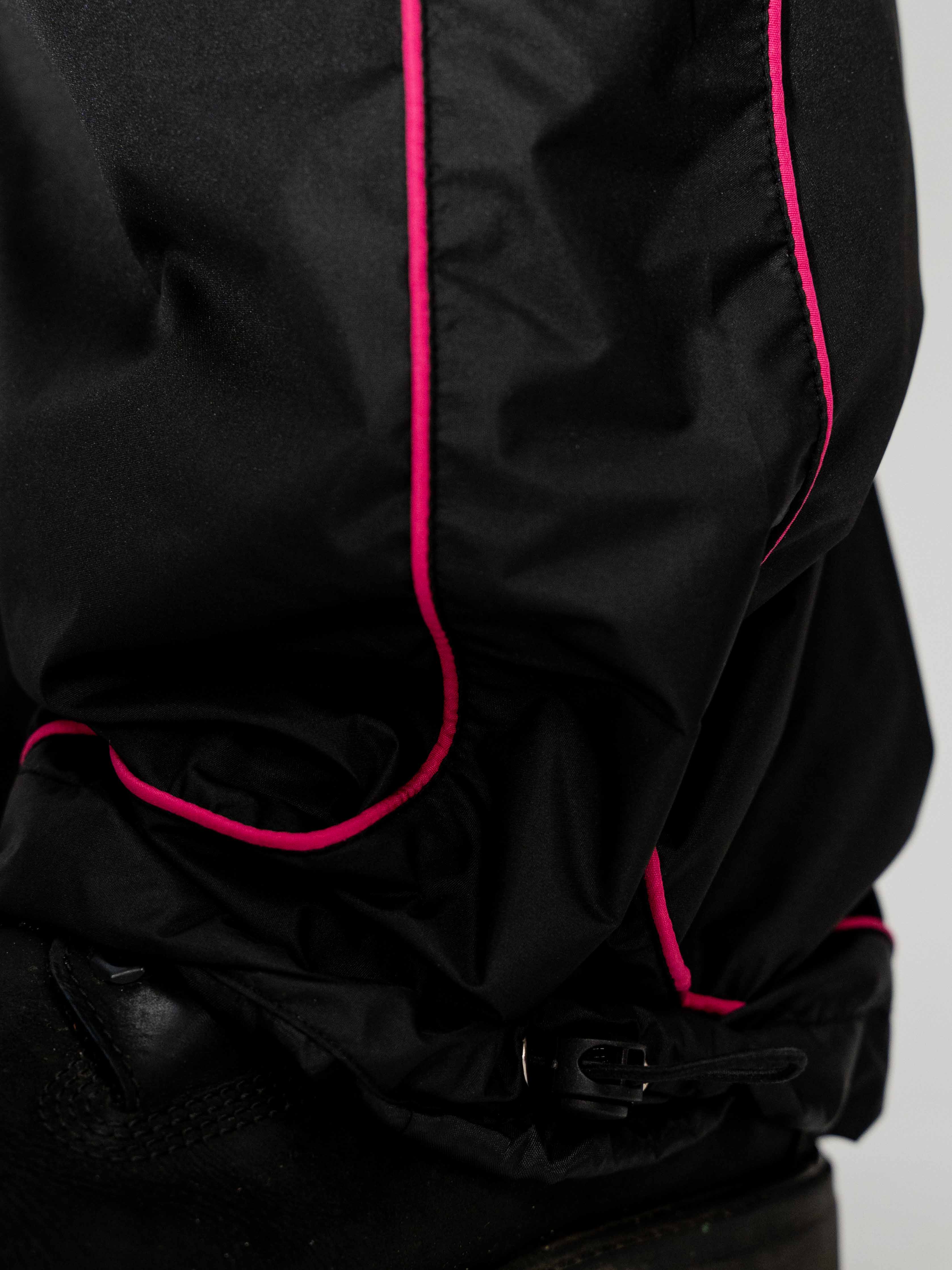 Dismissed Track Pants - Black/Pink