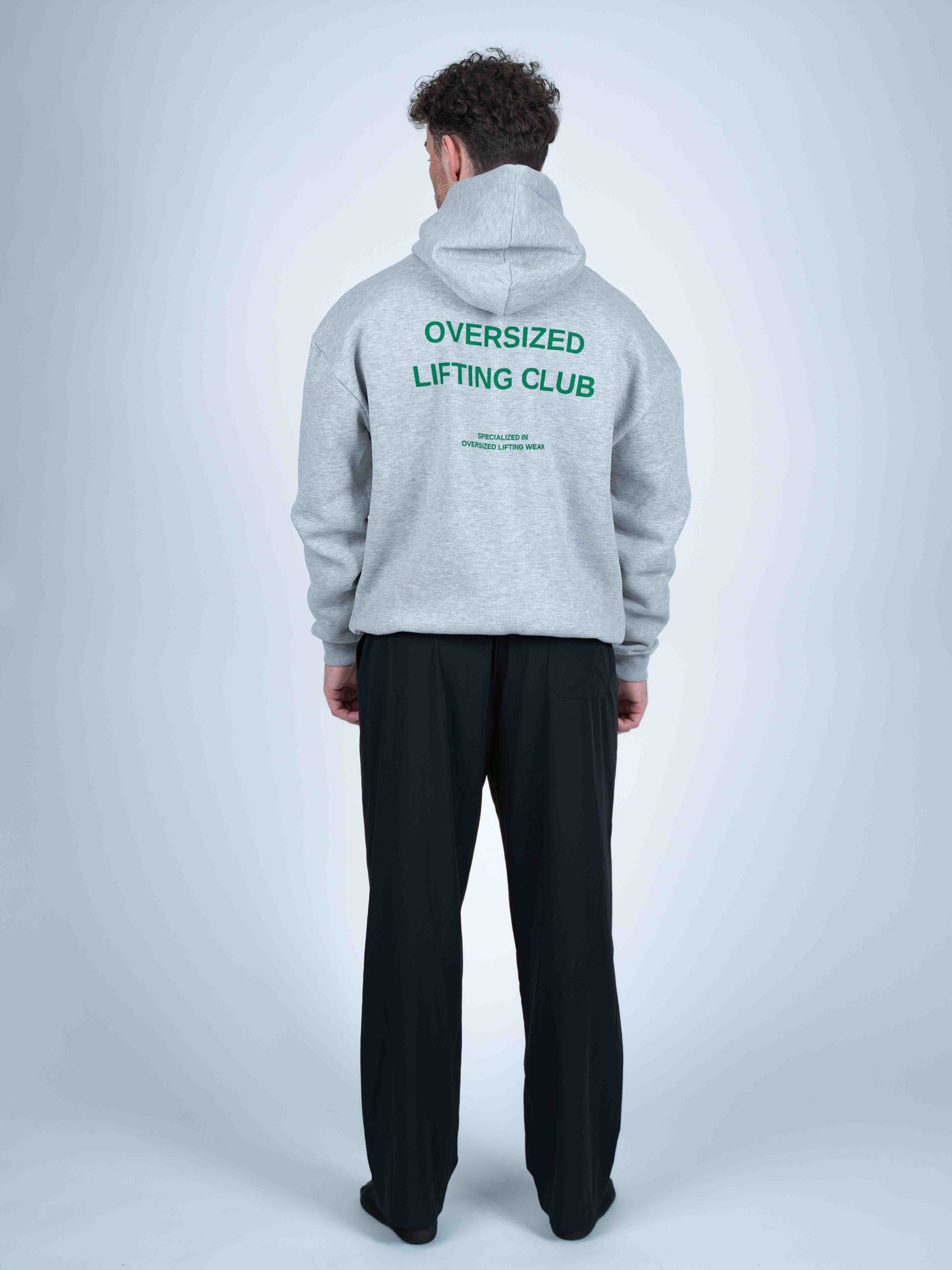 Confidence Hoodie - Grey/Forrest Green