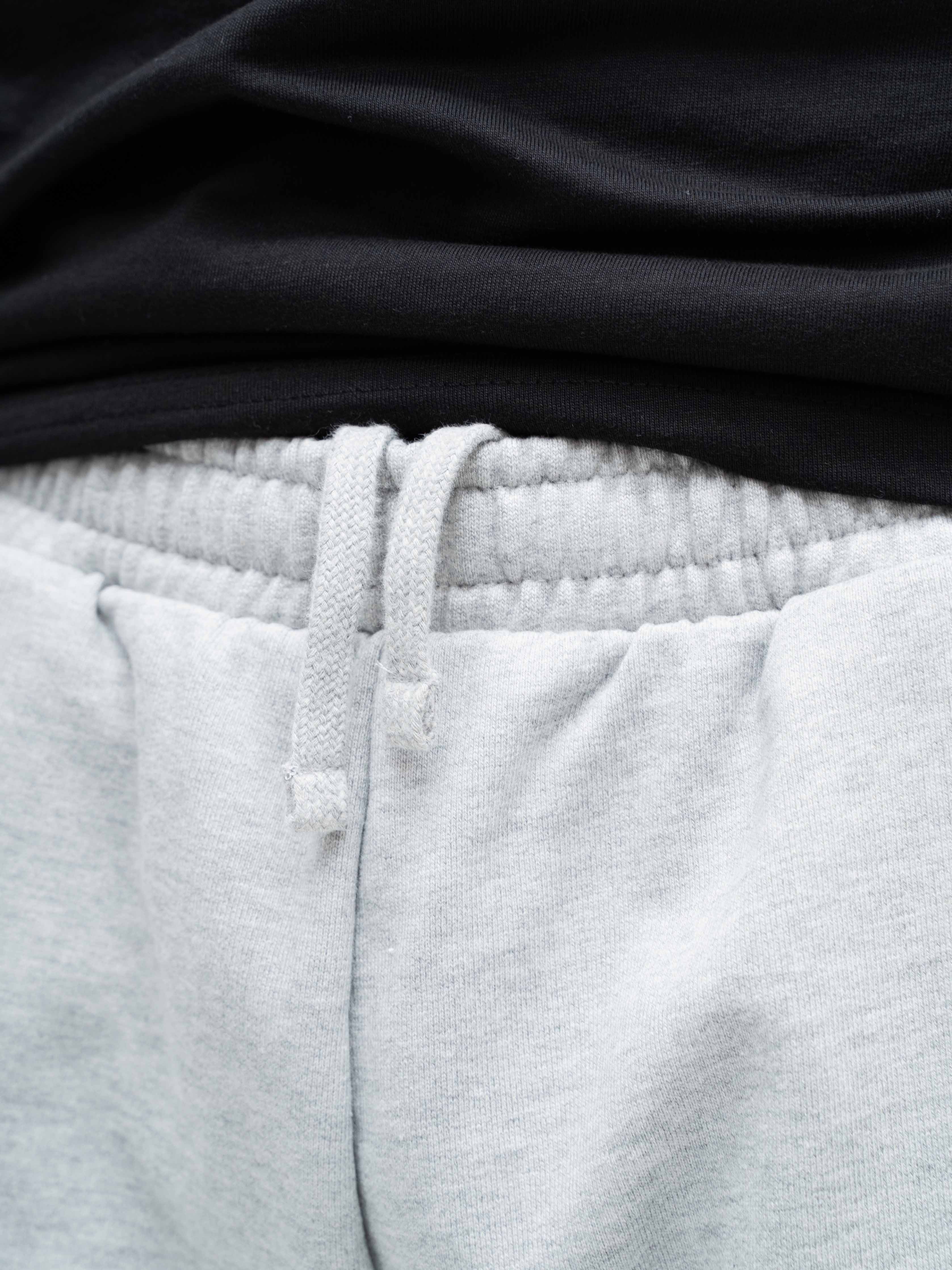 Heavyweight Sweatpants - Melange Grey