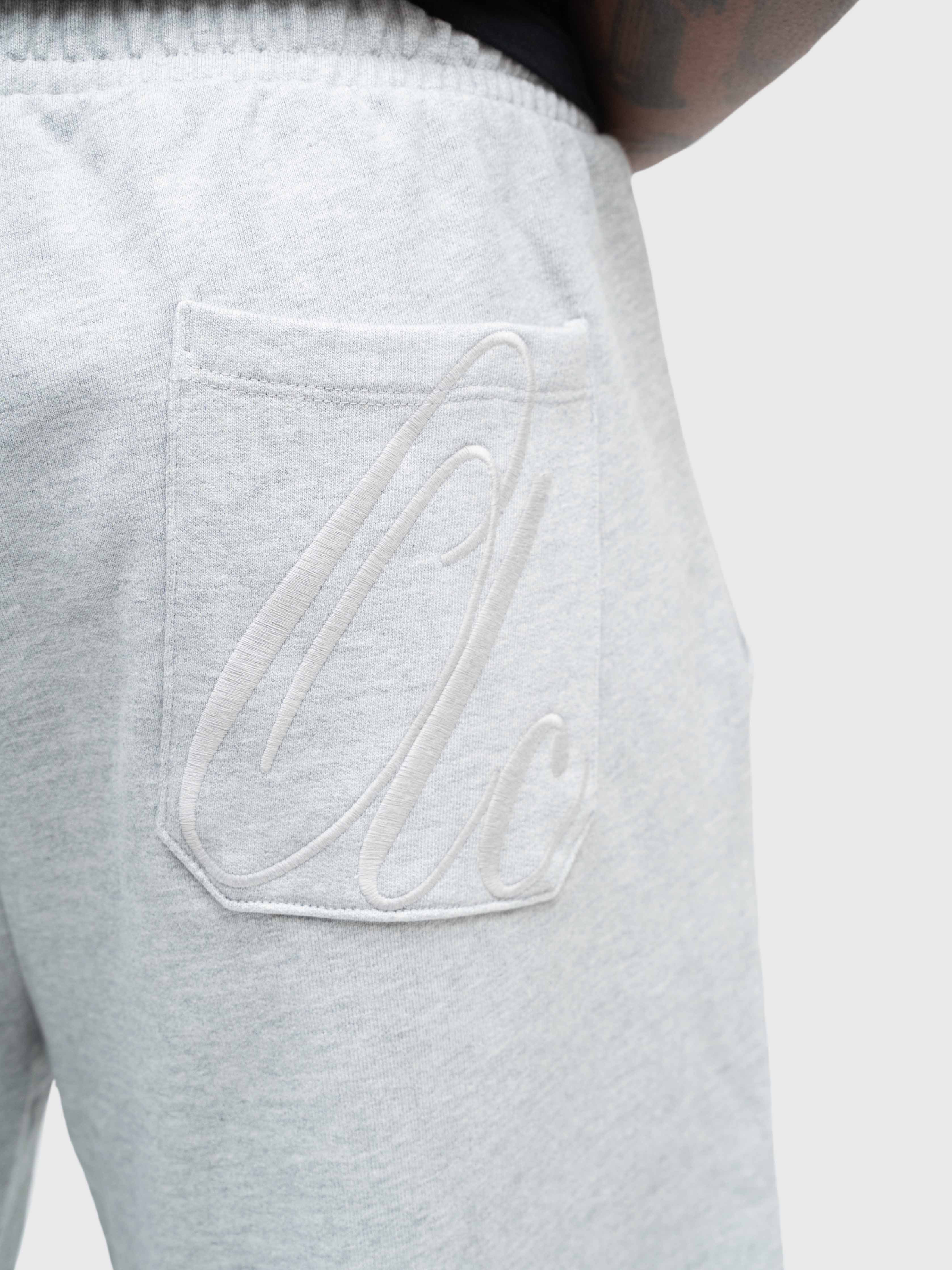 Heavyweight Sweatpants - Melange Grey
