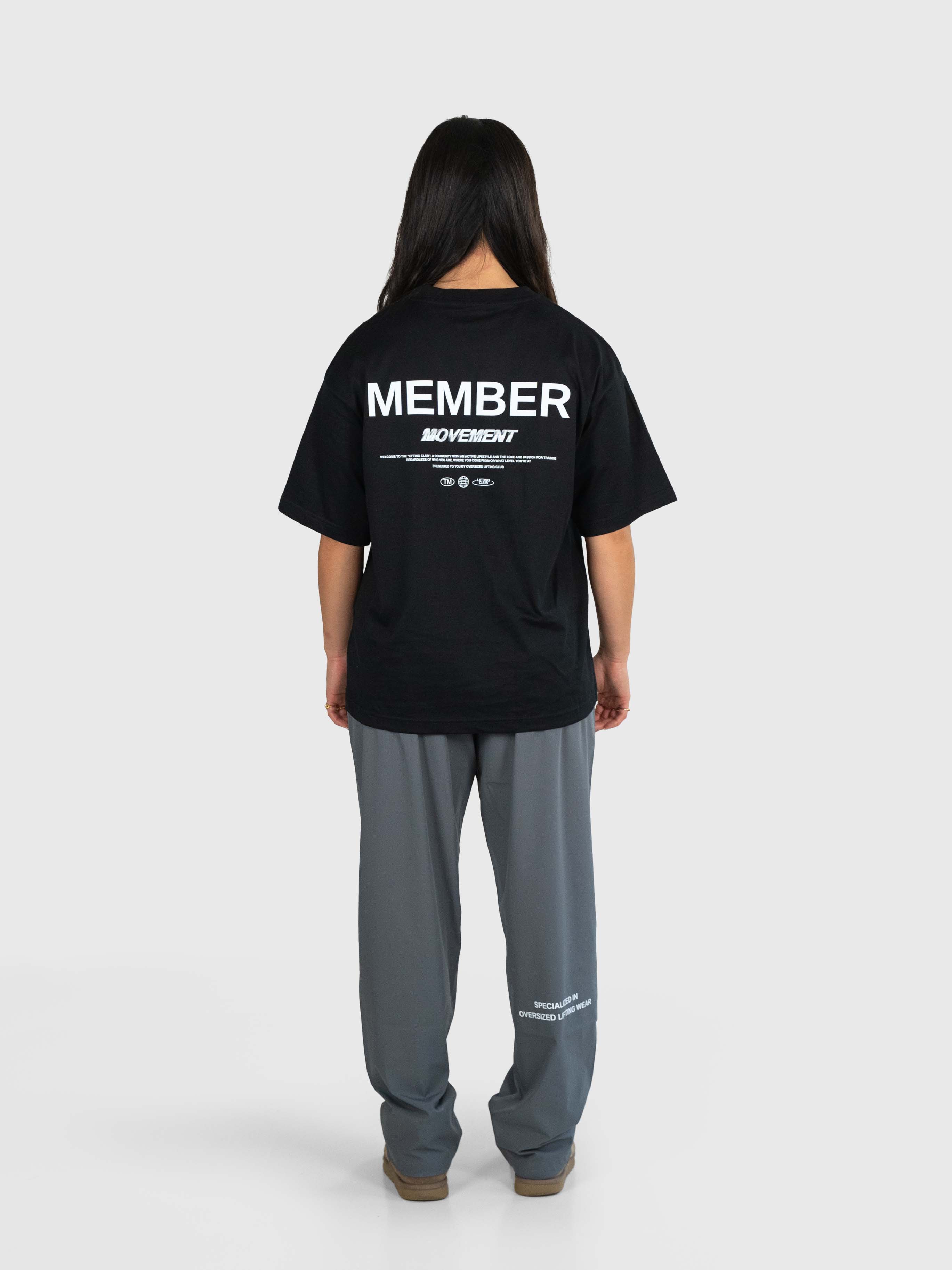 Member Box Tee - Black/White