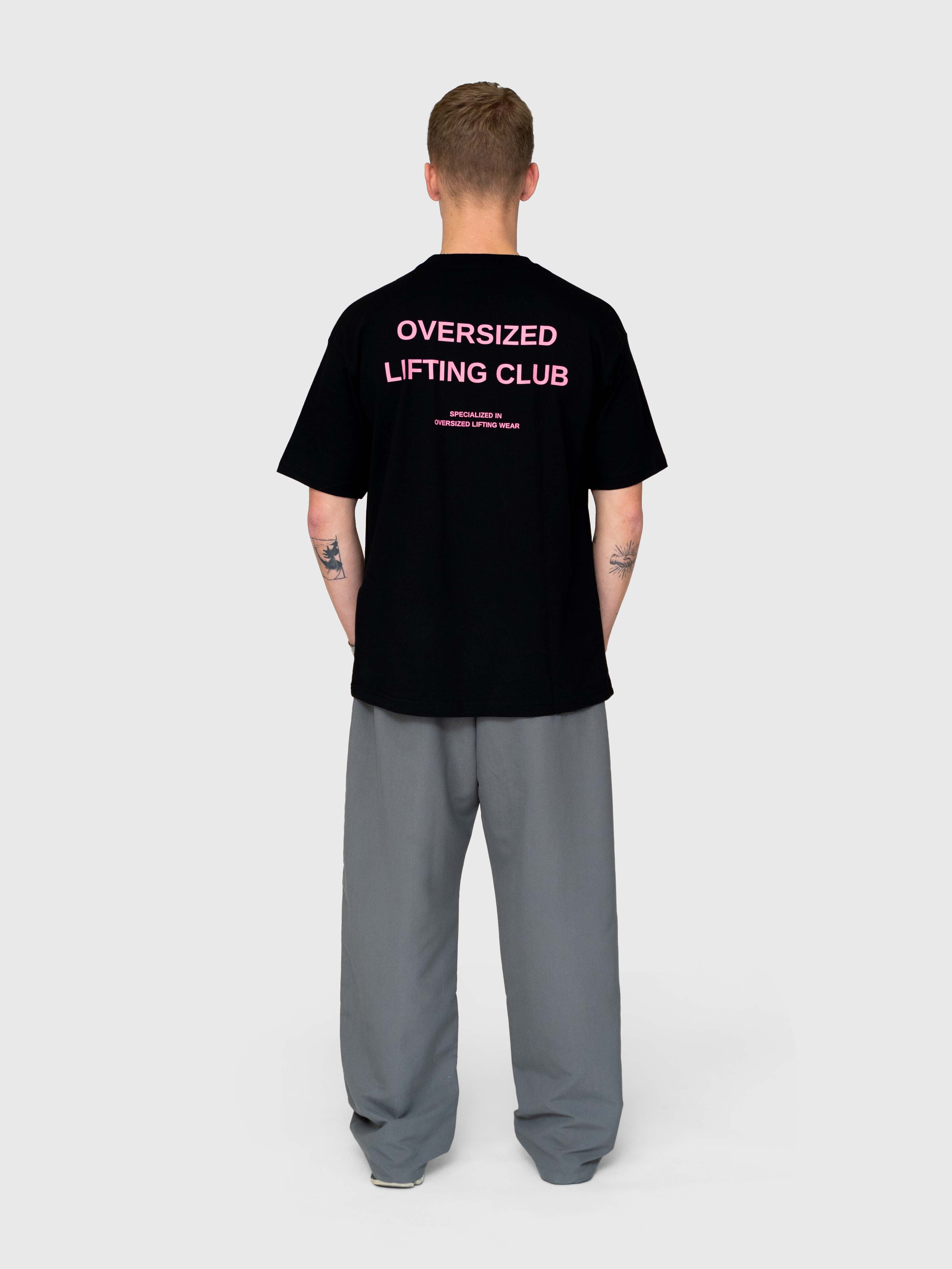 Logo Core Pants - Charcoal/White