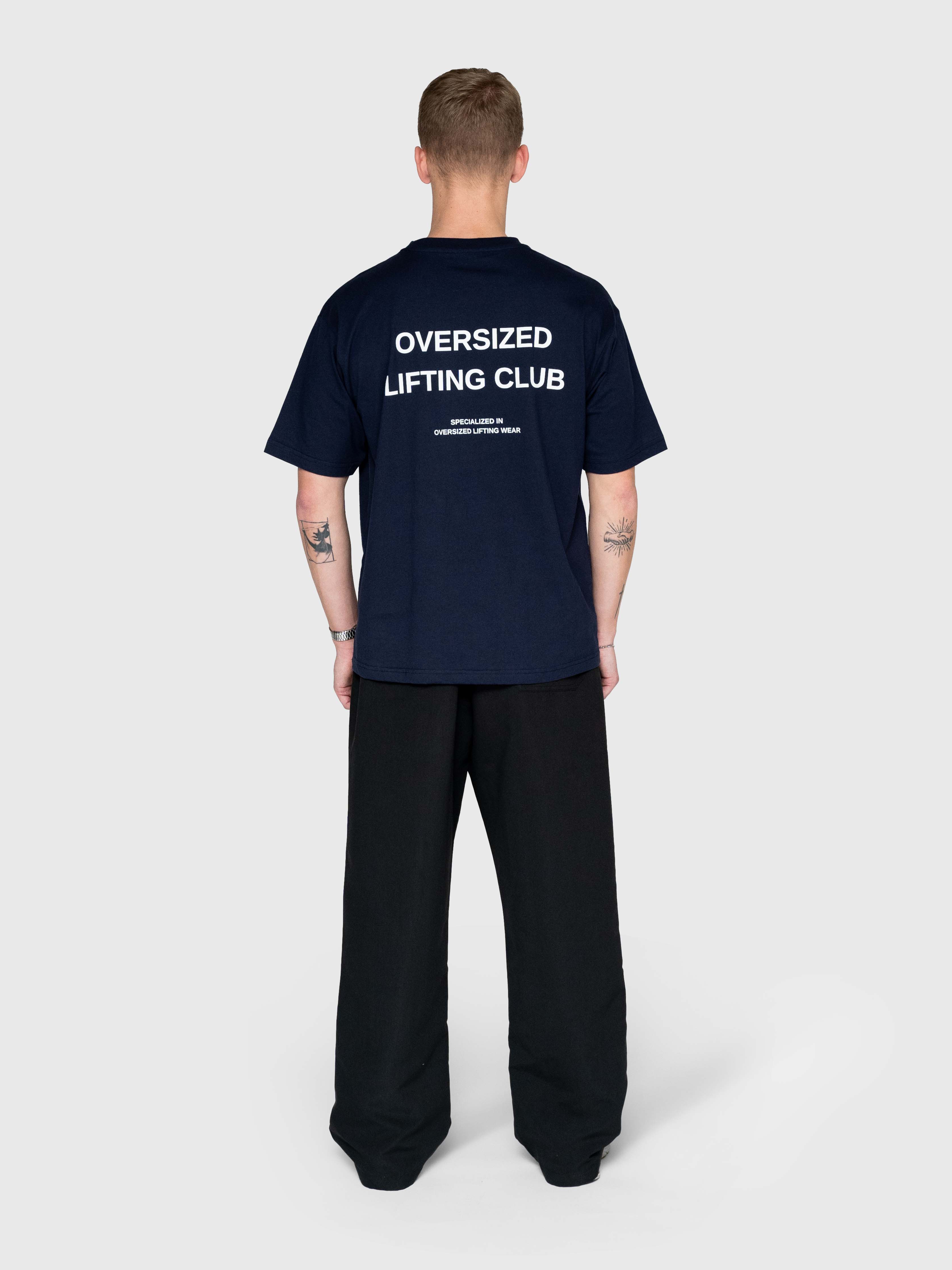 Confidence Box Tee - Navy/White