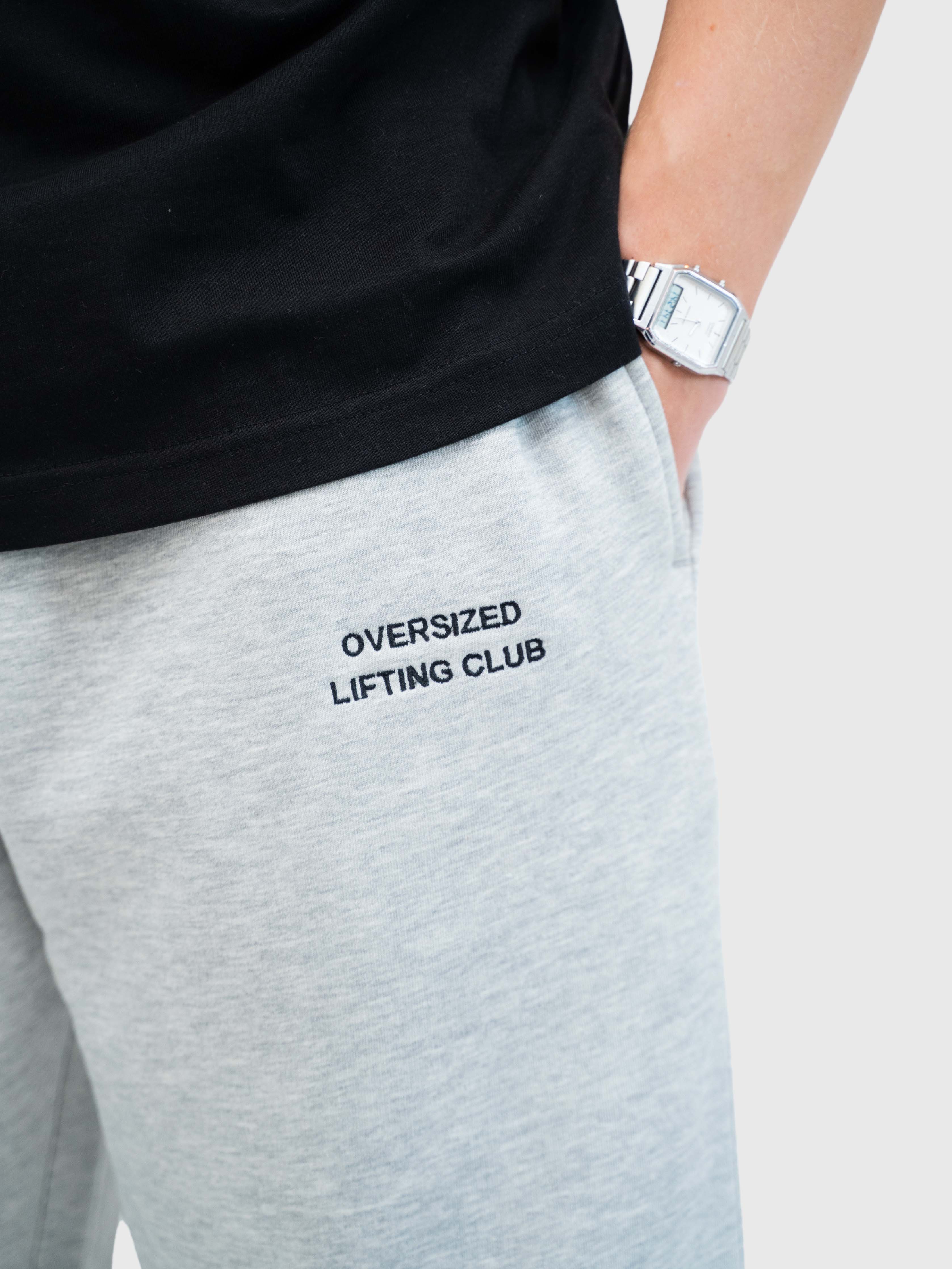 Confidence Straight Sweatpants - Melange Grey/Black