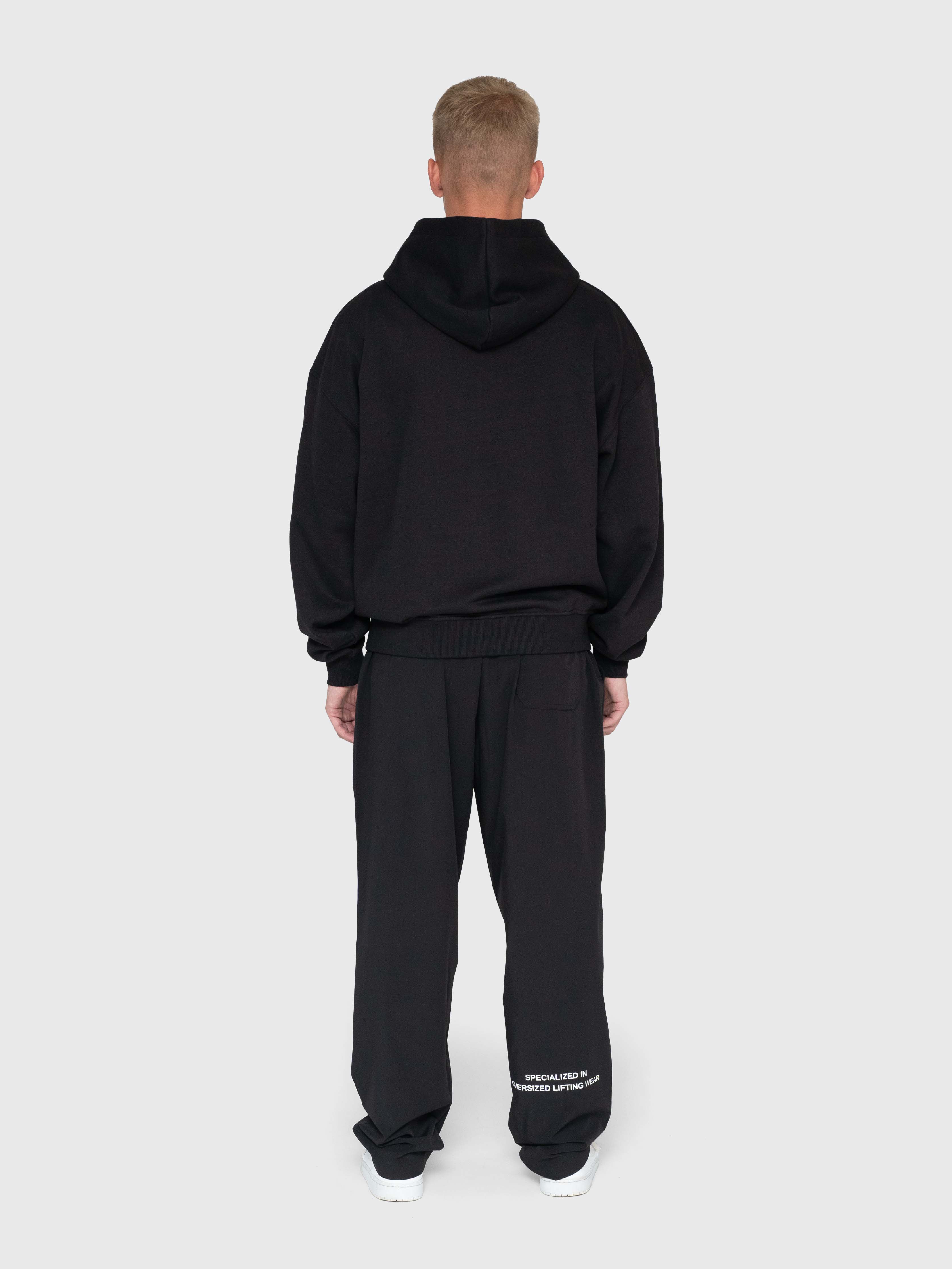 Commitment Zip hoodie - Black/White