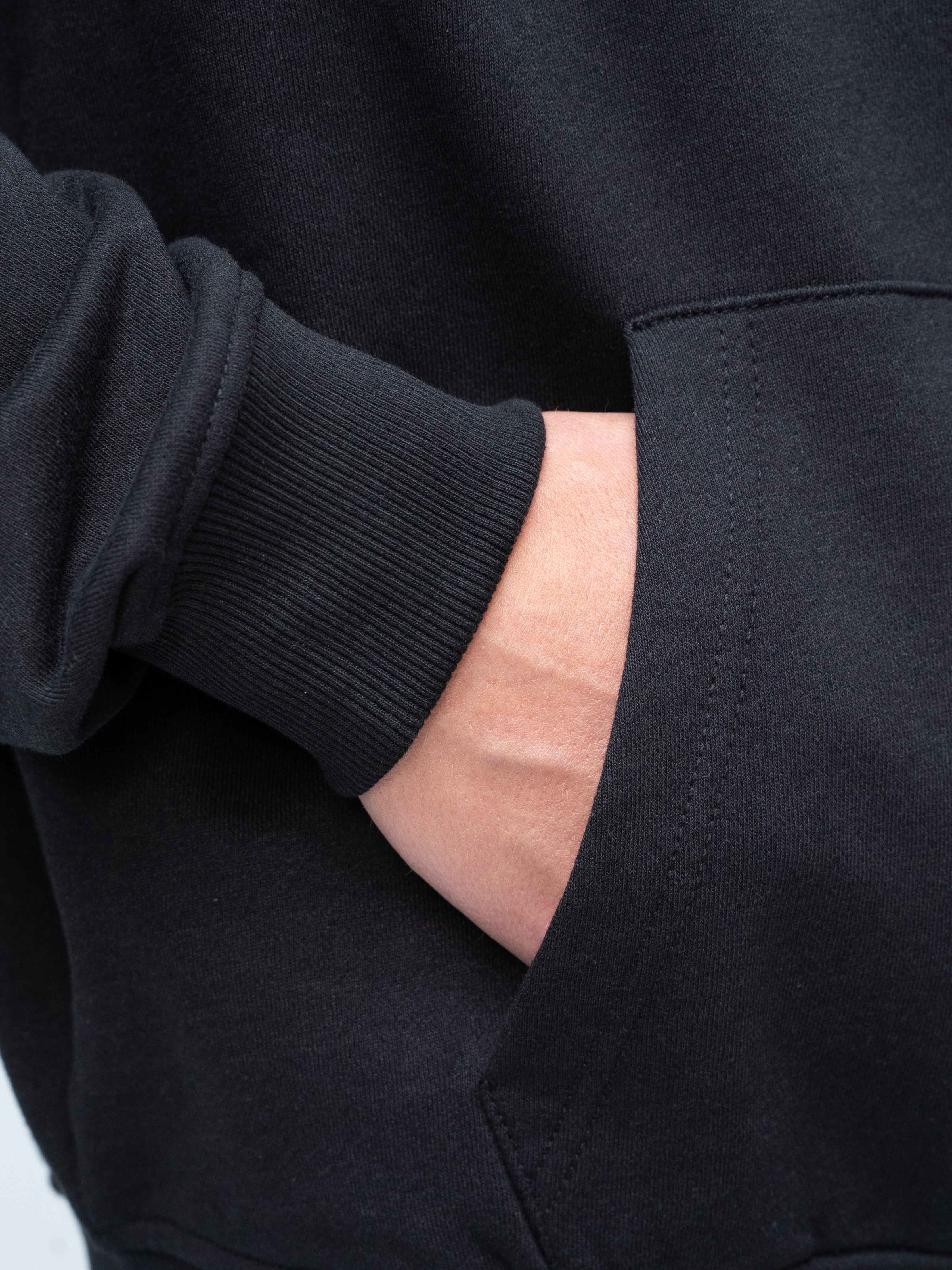 Commitment Zip hoodie - Black/White