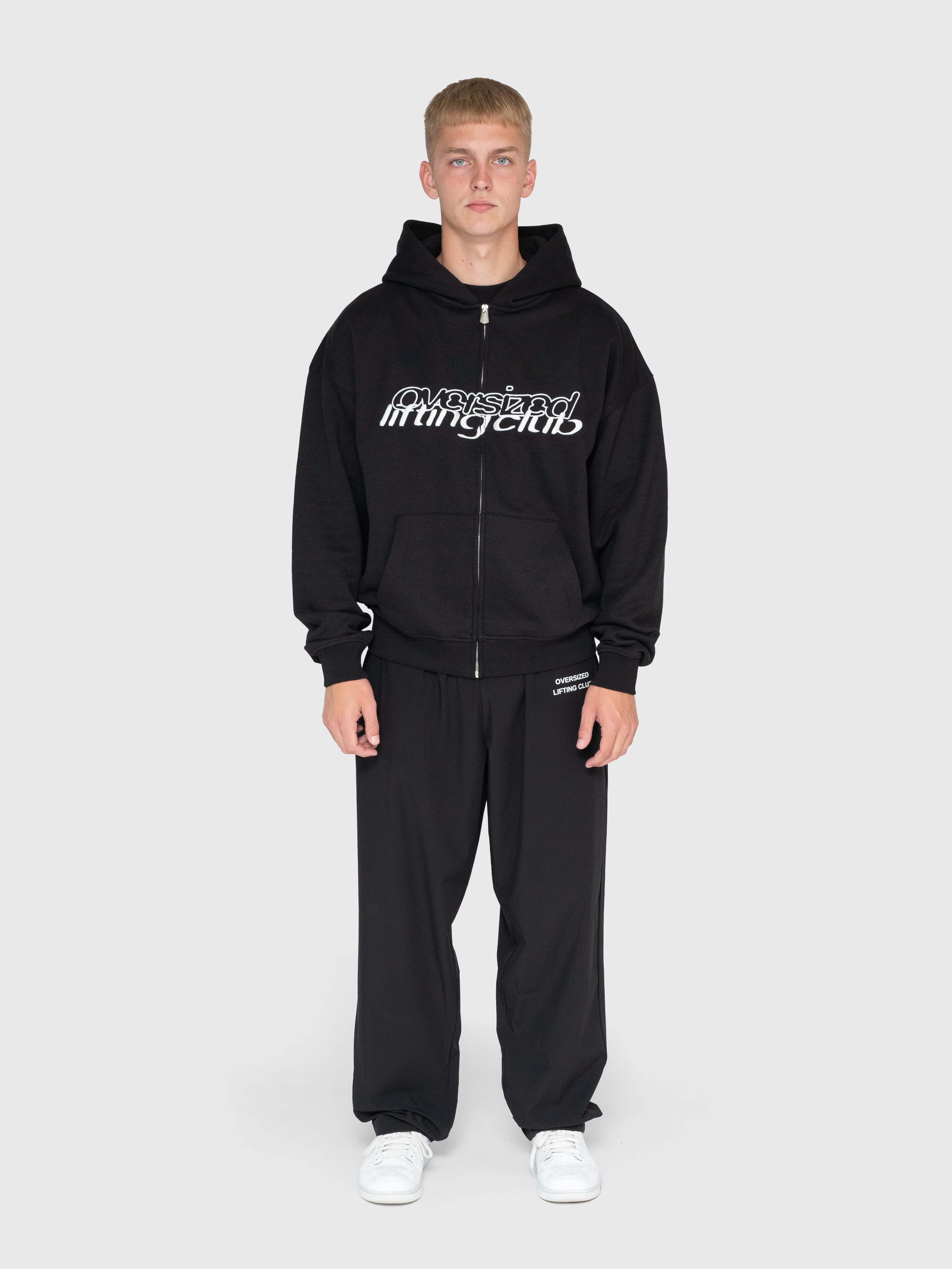 Commitment Zip hoodie - Black/White