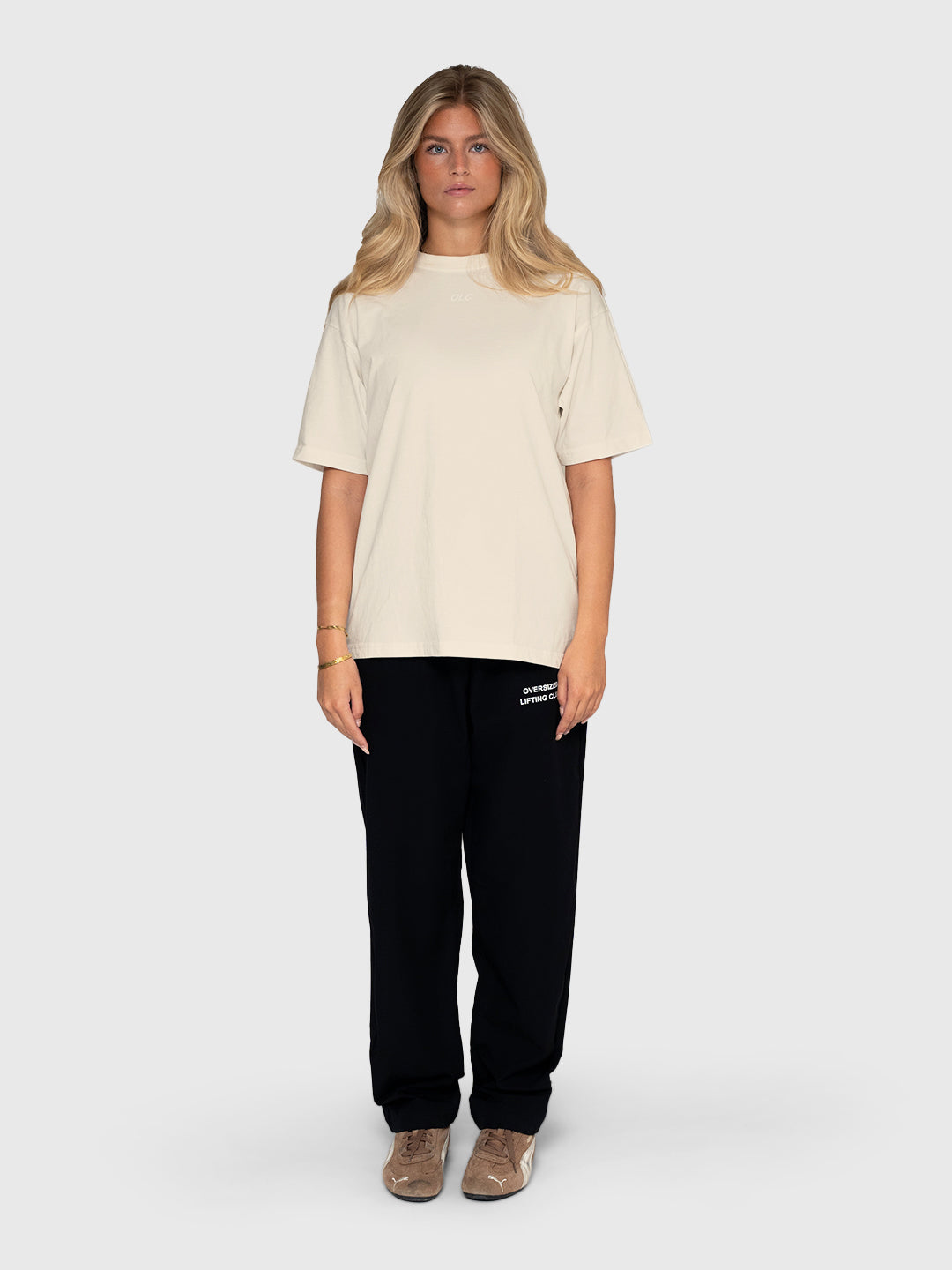 Logo Box Tee 2.0 - Beige/Brown