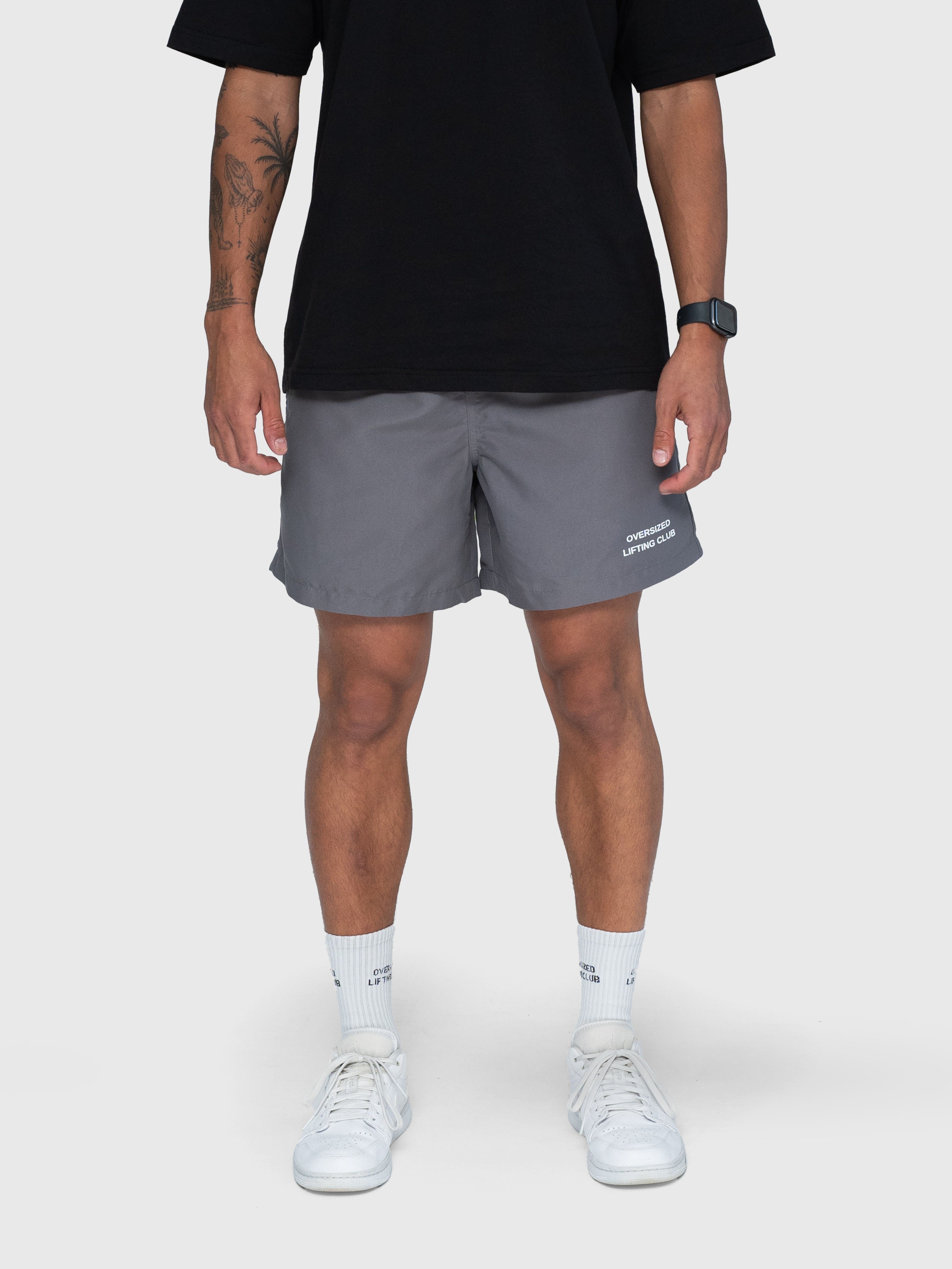 Confidence Core Shorts - Charcoal/White