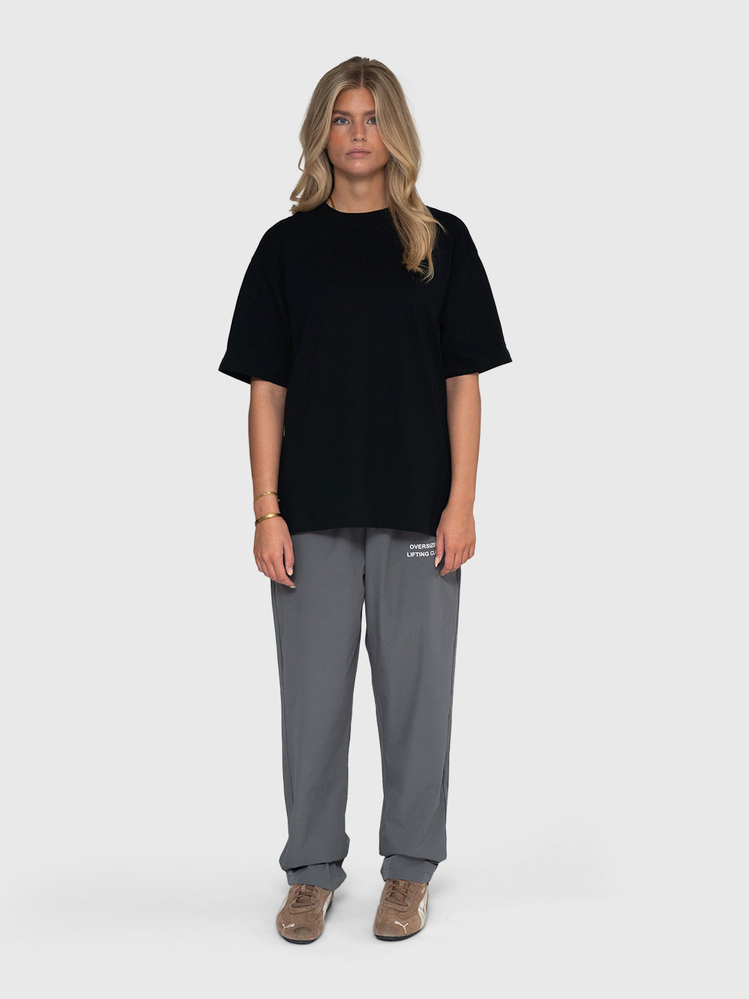 Over box tee - Black/Red