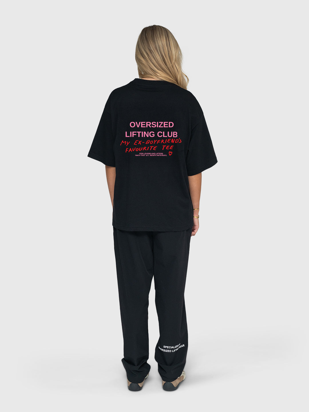 Ex's Box Tee - Black/Pink