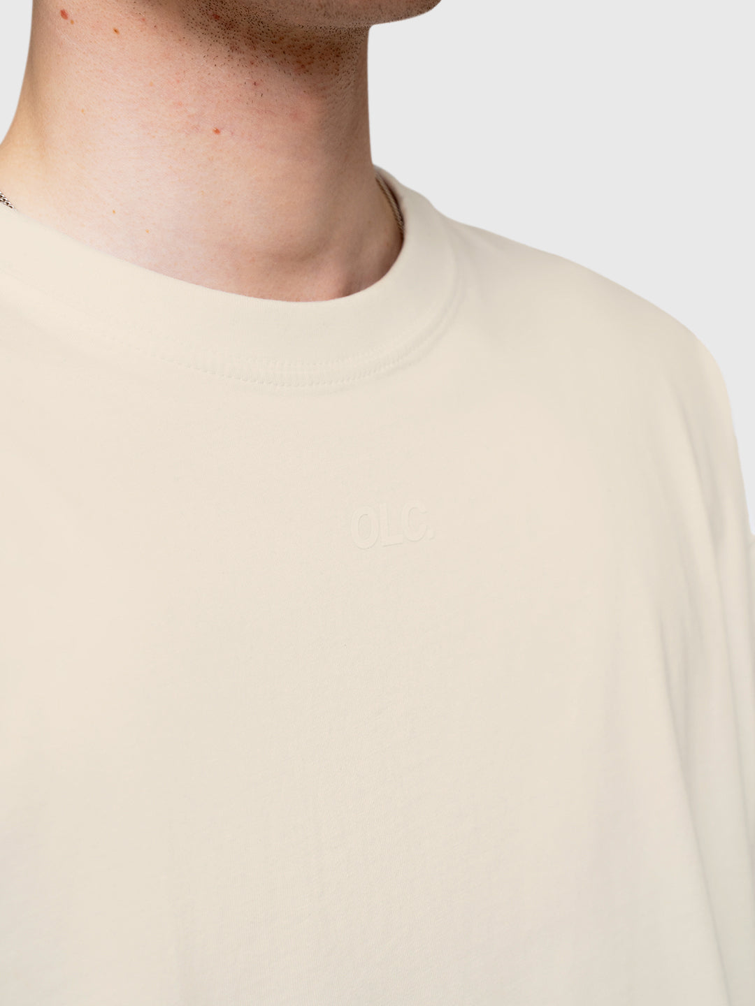 Logo Box Tee 2.0 - Beige/Brown