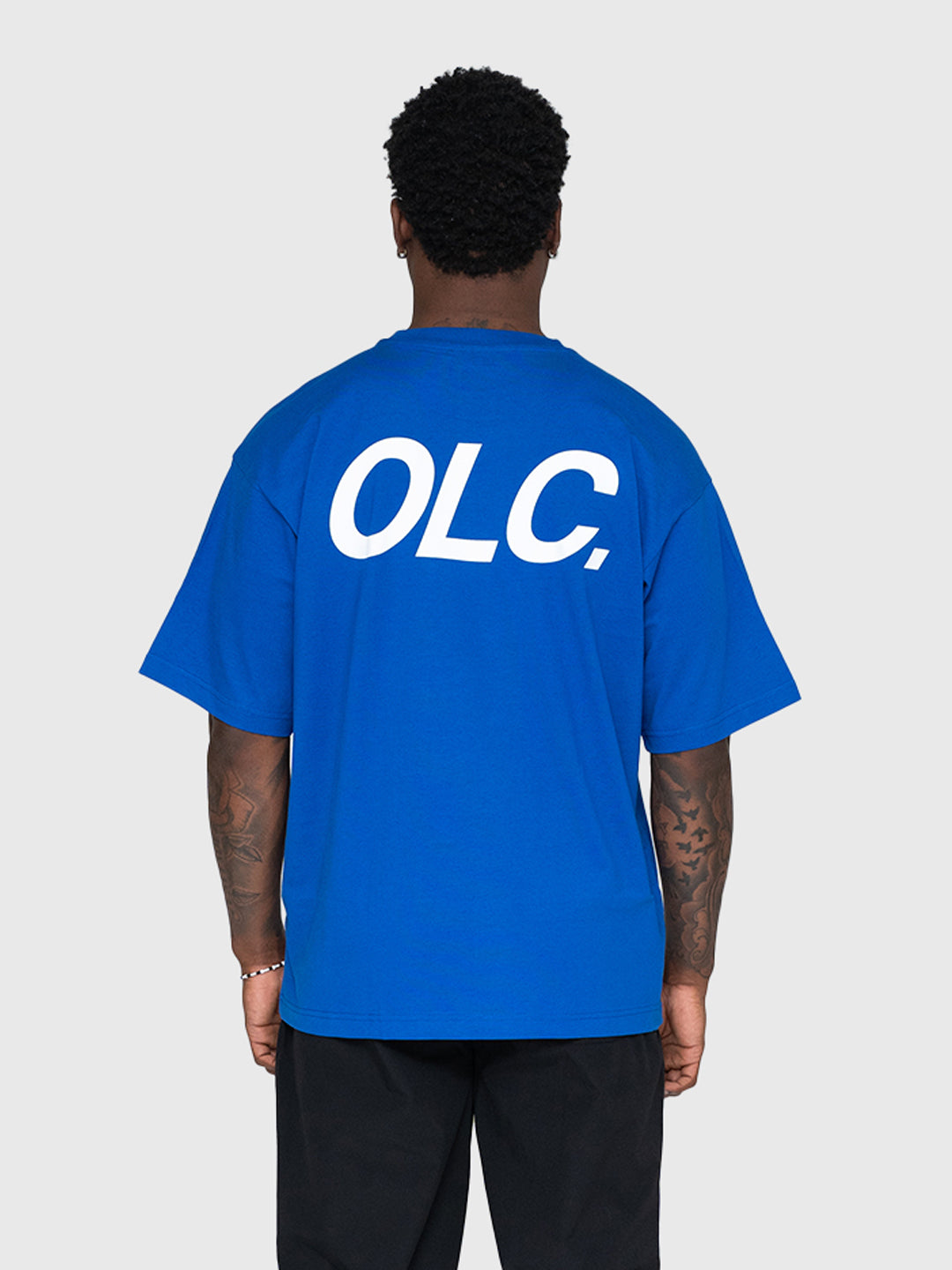 Logo Heavyweight Box Tee 2.0 - King Blue/White