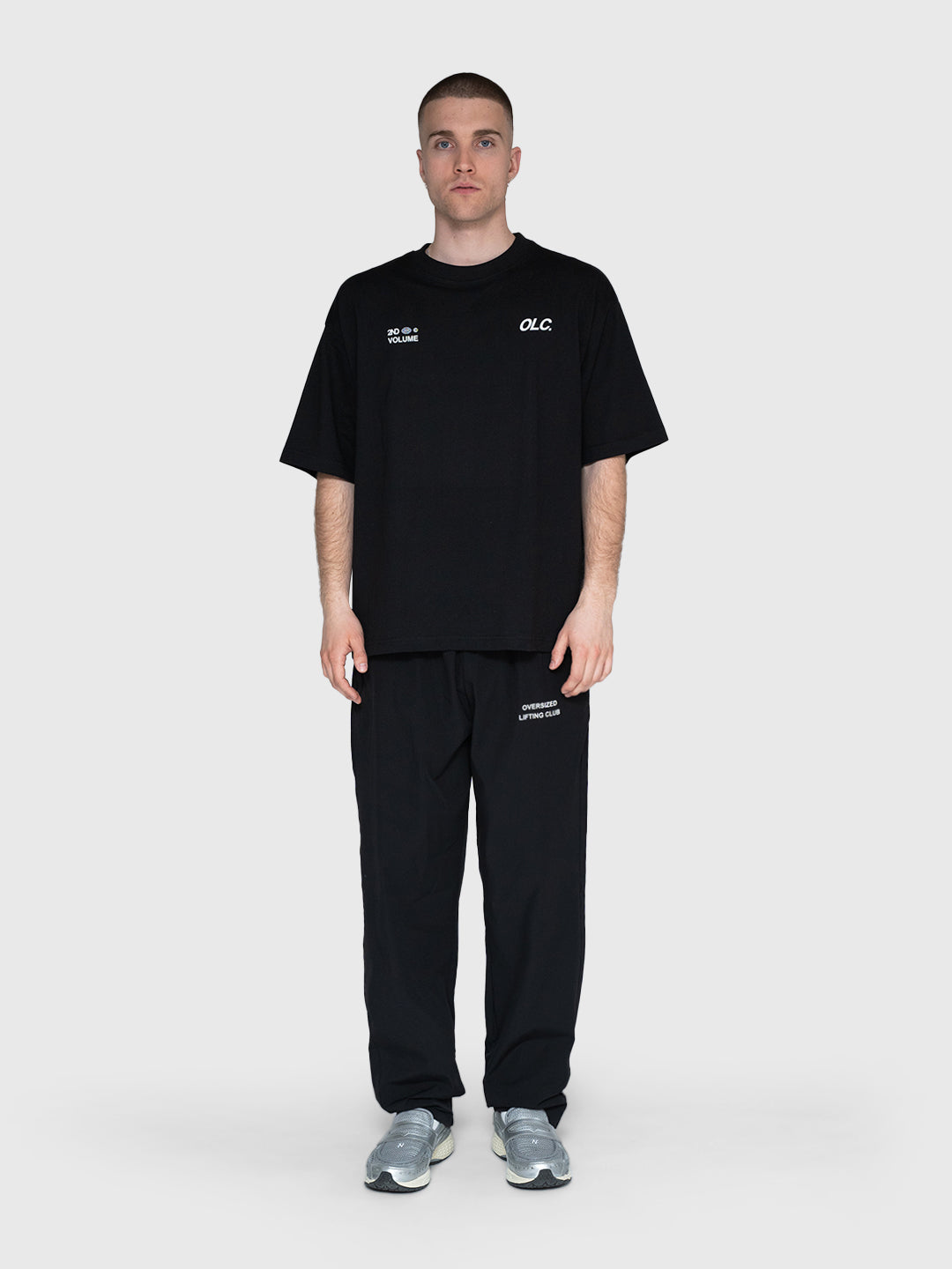 LE Logo Heavyweight Box Tee - Black/White