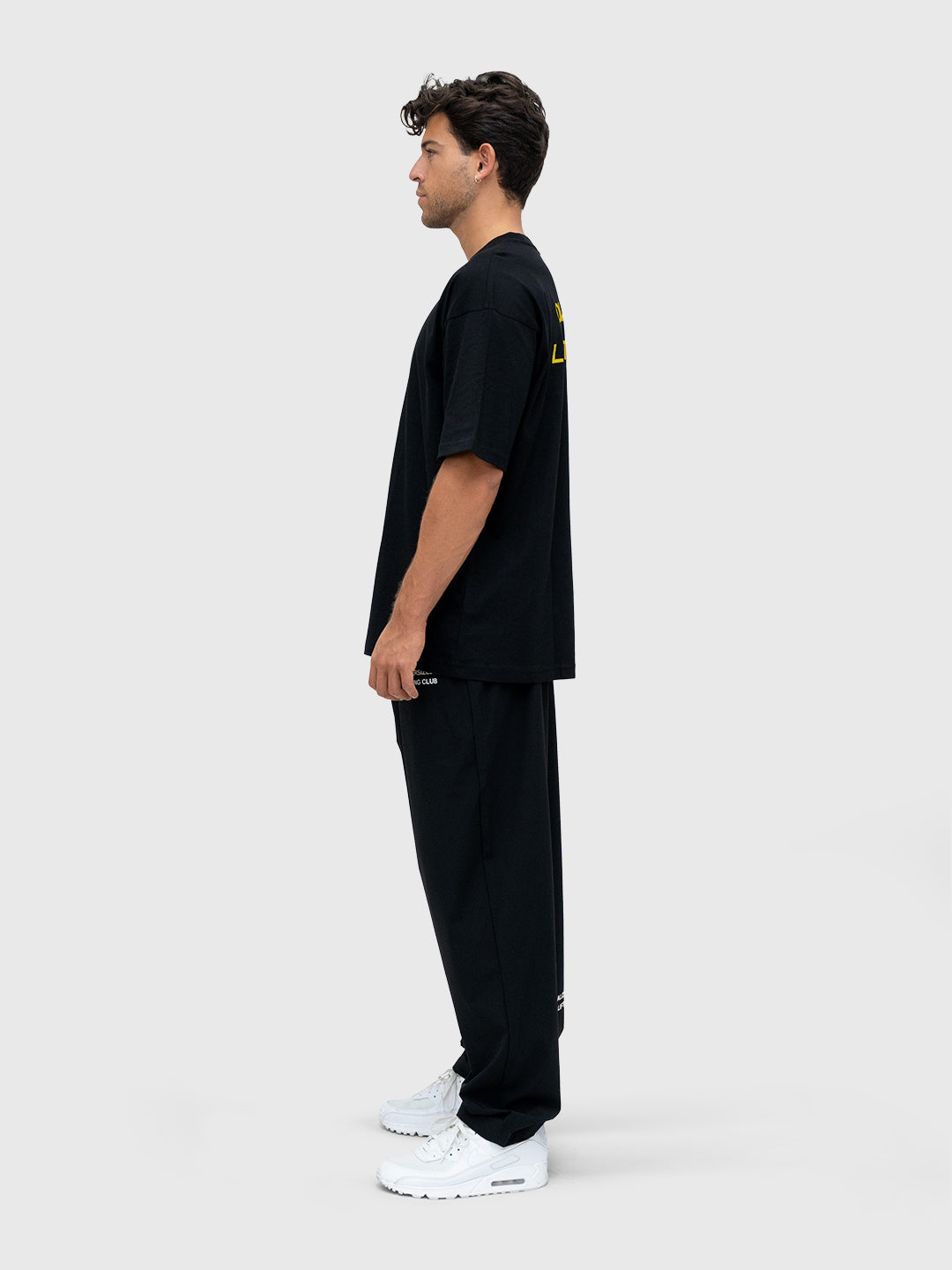 Confidence Heavyweight Box Tee - Black/Saffron