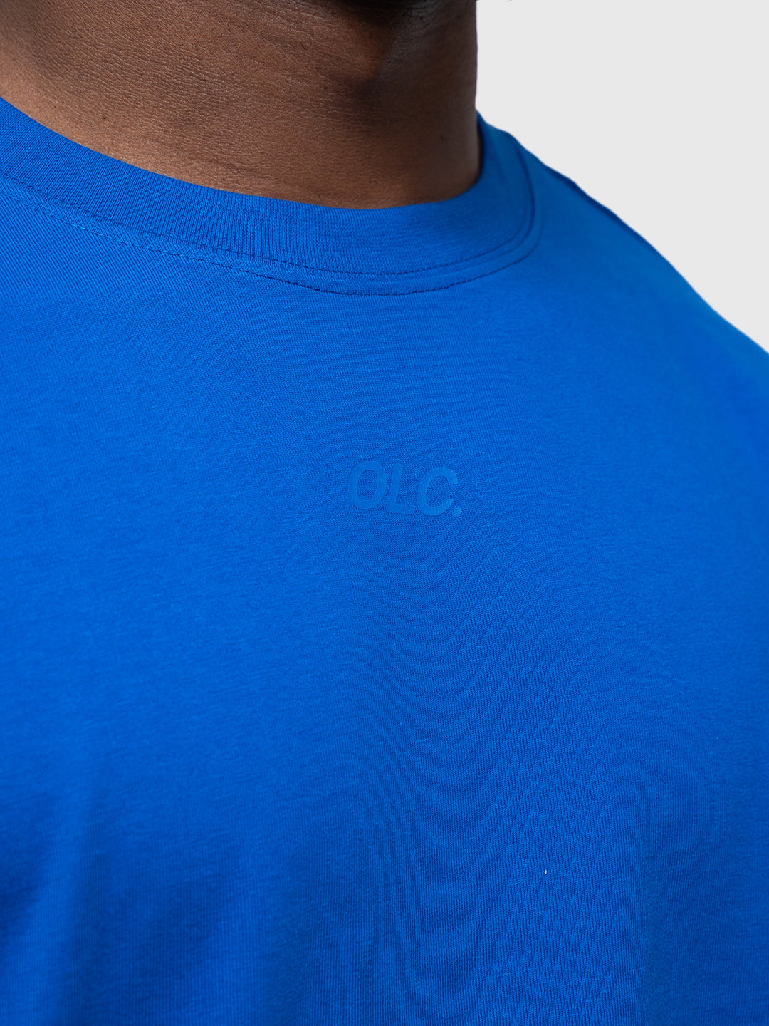 Logo Heavyweight Box Tee 2.0 - King Blue/White