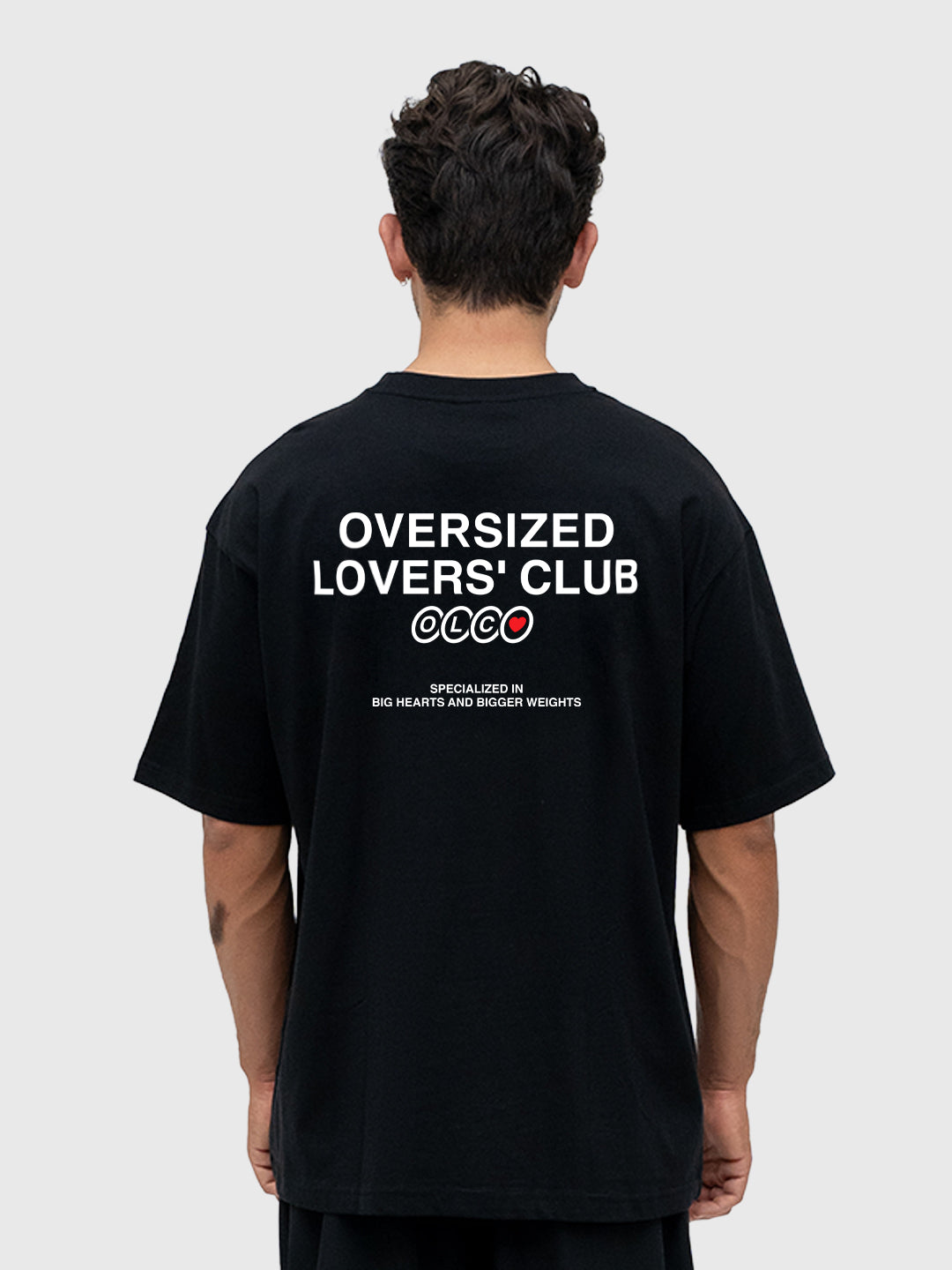 Lovers' Club Box Tee - Black/White