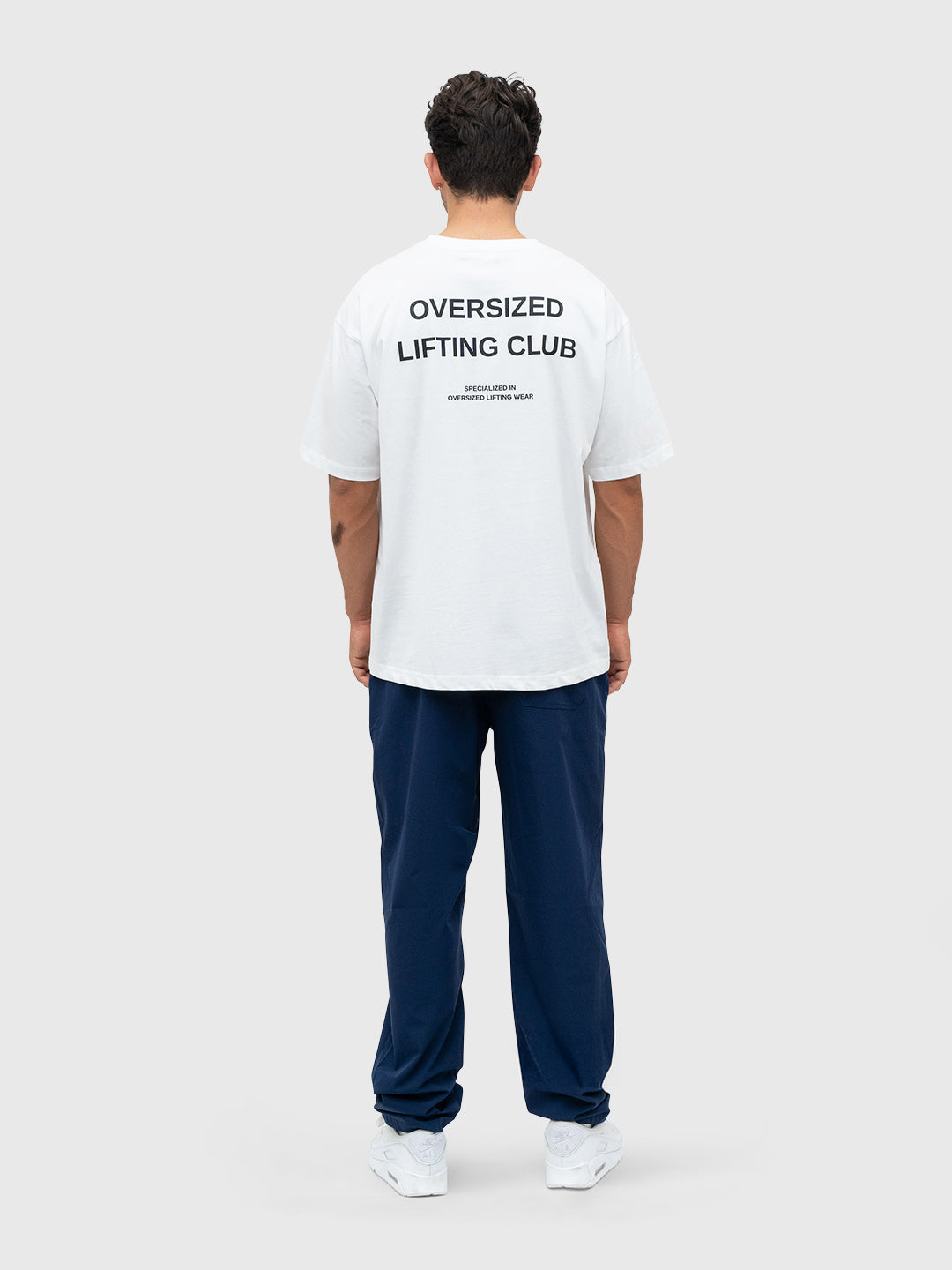 Logo Tech Pants - Navy/White