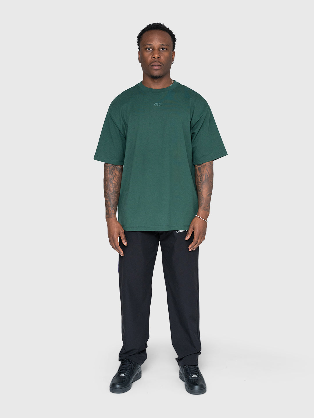 Confidence Heavyweight Box Tee 2.0 - Forest/White