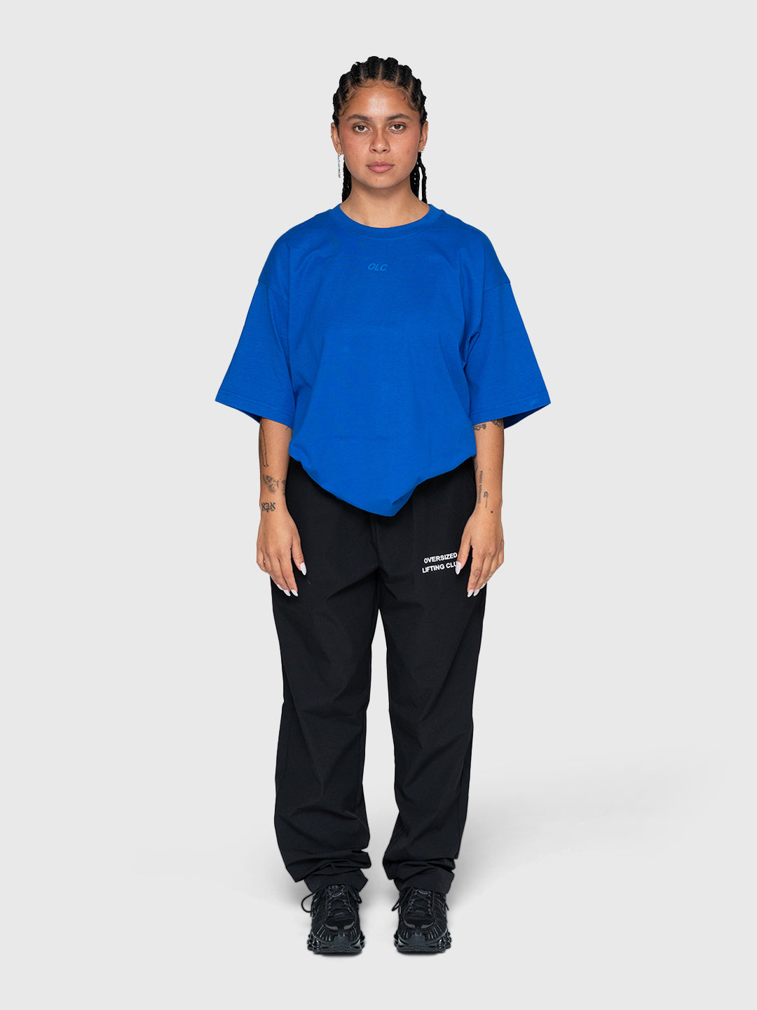 Logo Heavyweight Box Tee 2.0 - King Blue/White