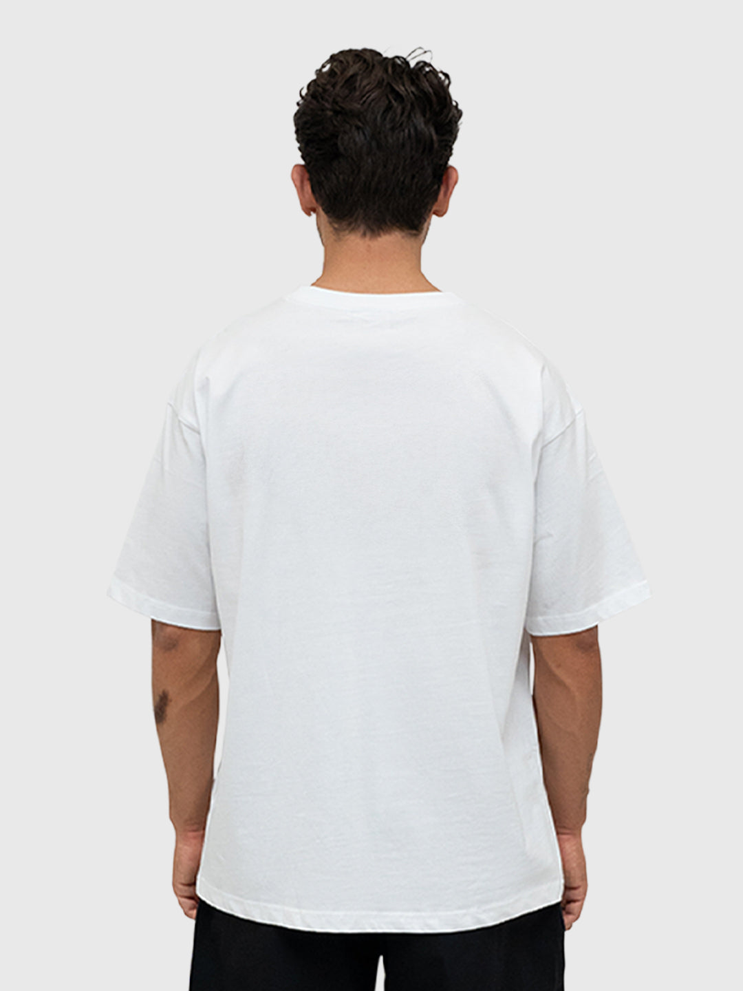 I Love Oversized Box Tee - White/Black