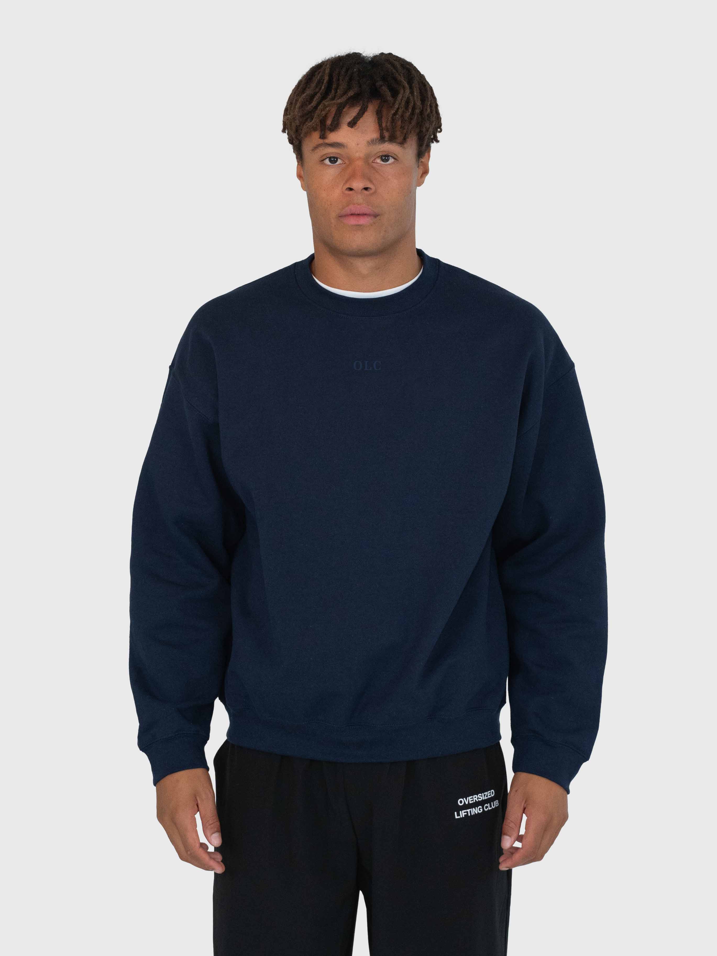 Confidence Sweatshirt – Navy Blue/White