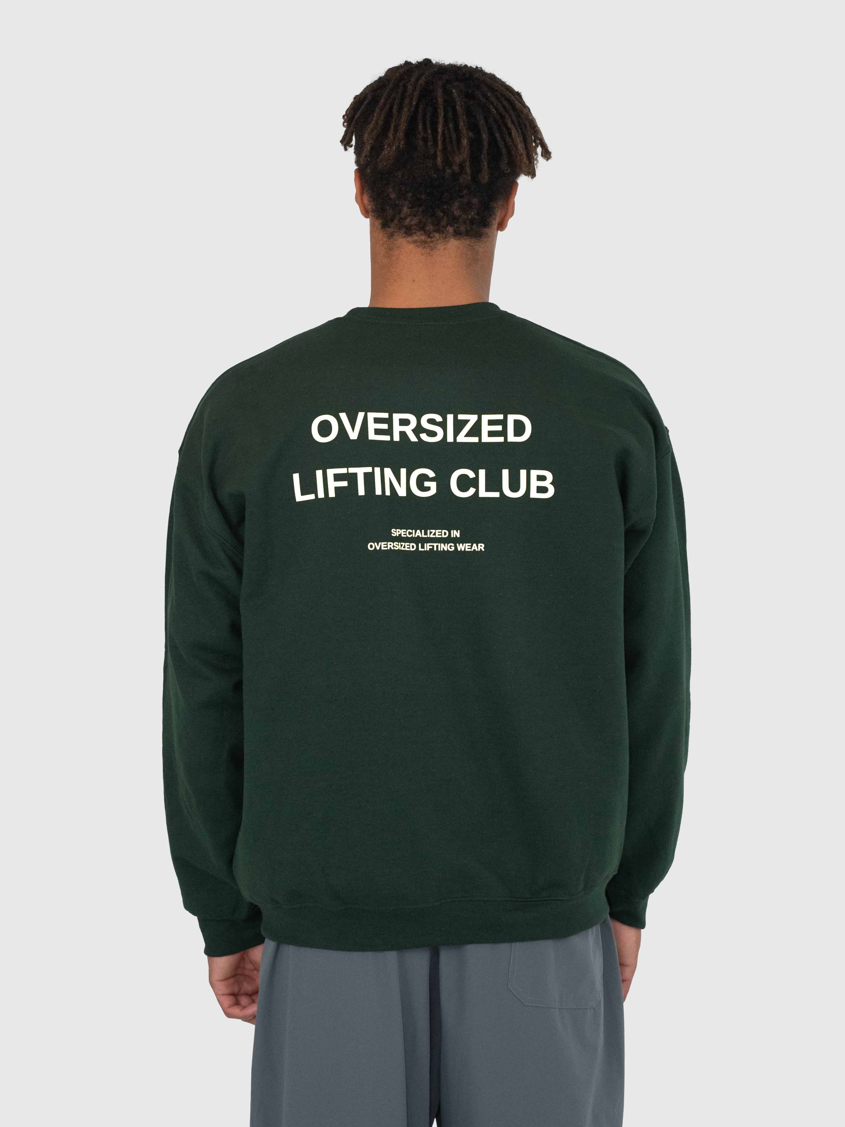 Confidence Sweatshirt – Forrest Green/White