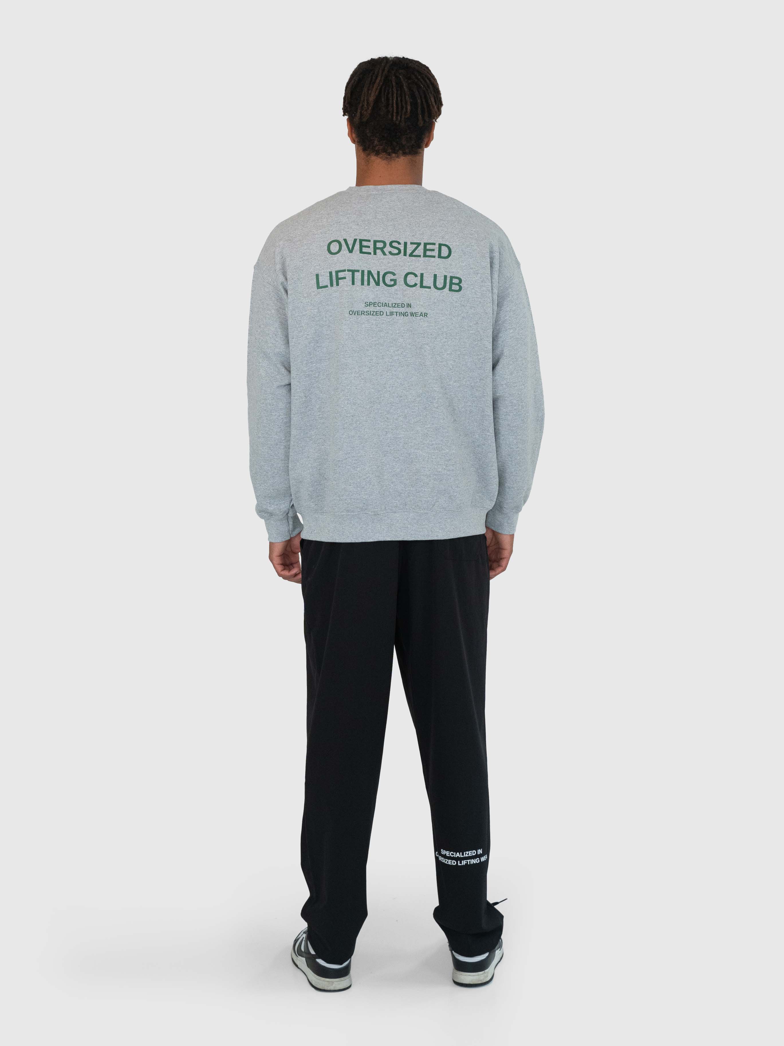 Confidence Sweatshirt – Grey/Forrest Green