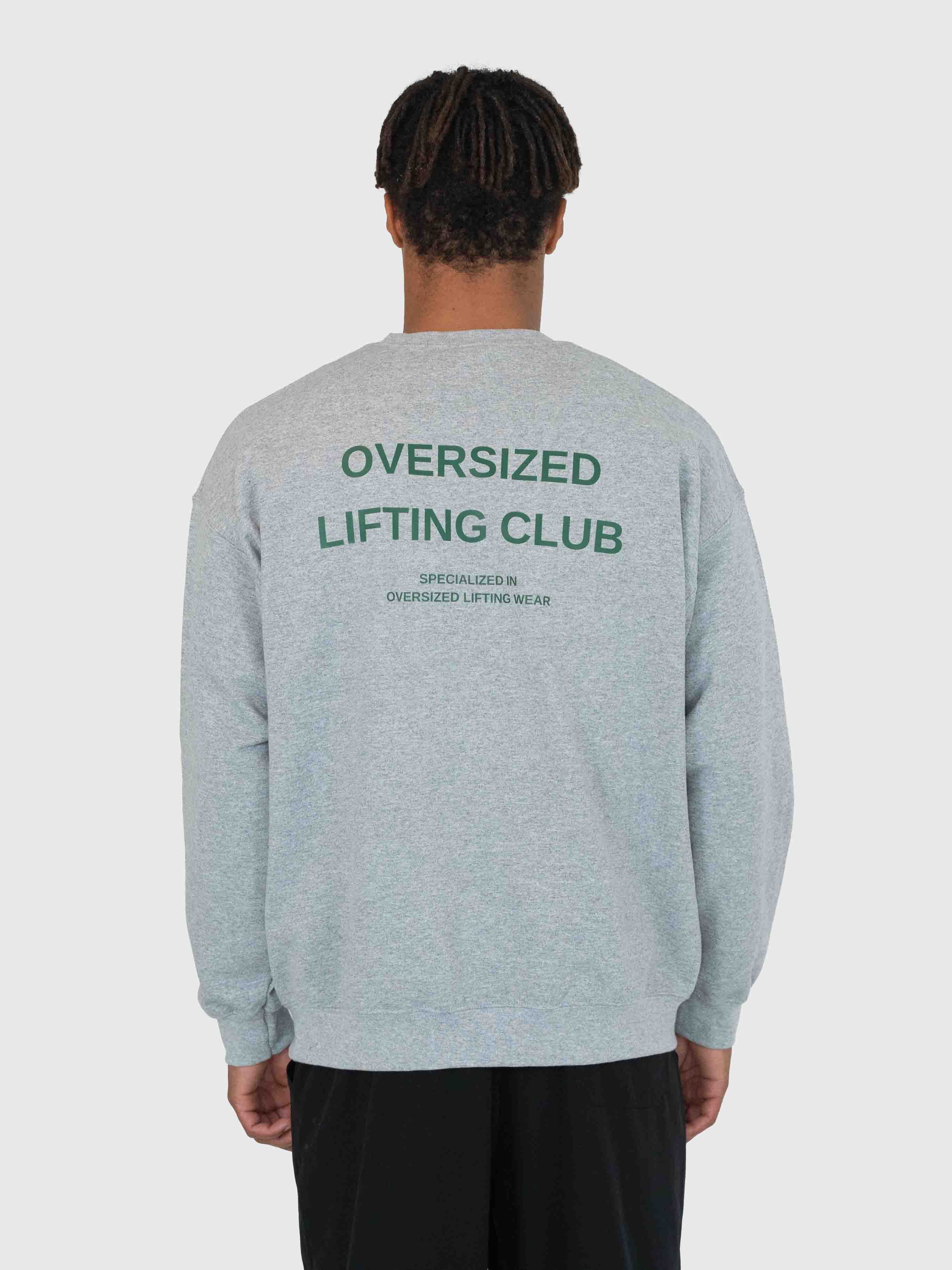 Confidence Sweatshirt – Grey/Forrest Green