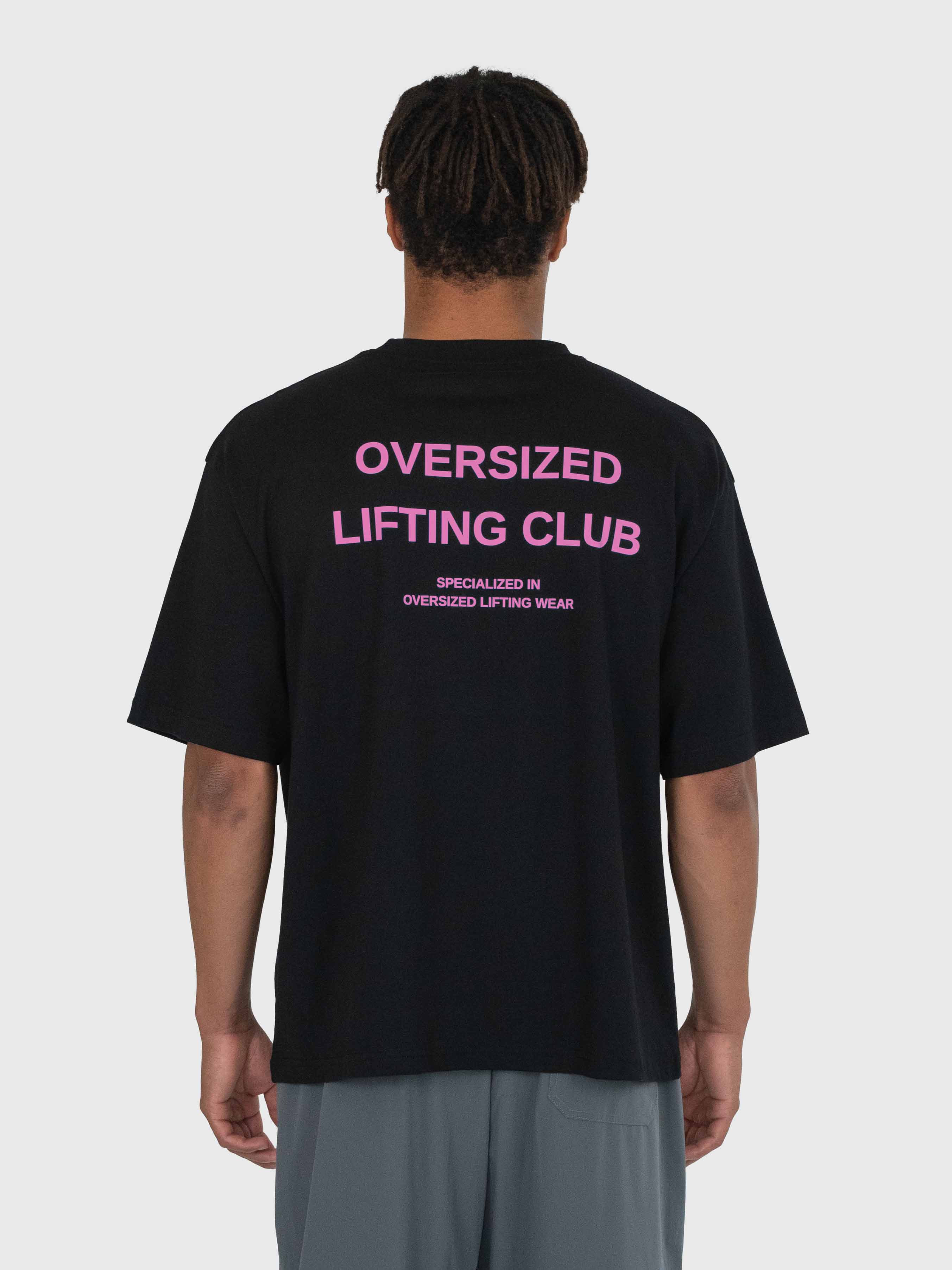 Confidence Box Tee - Black/Pink