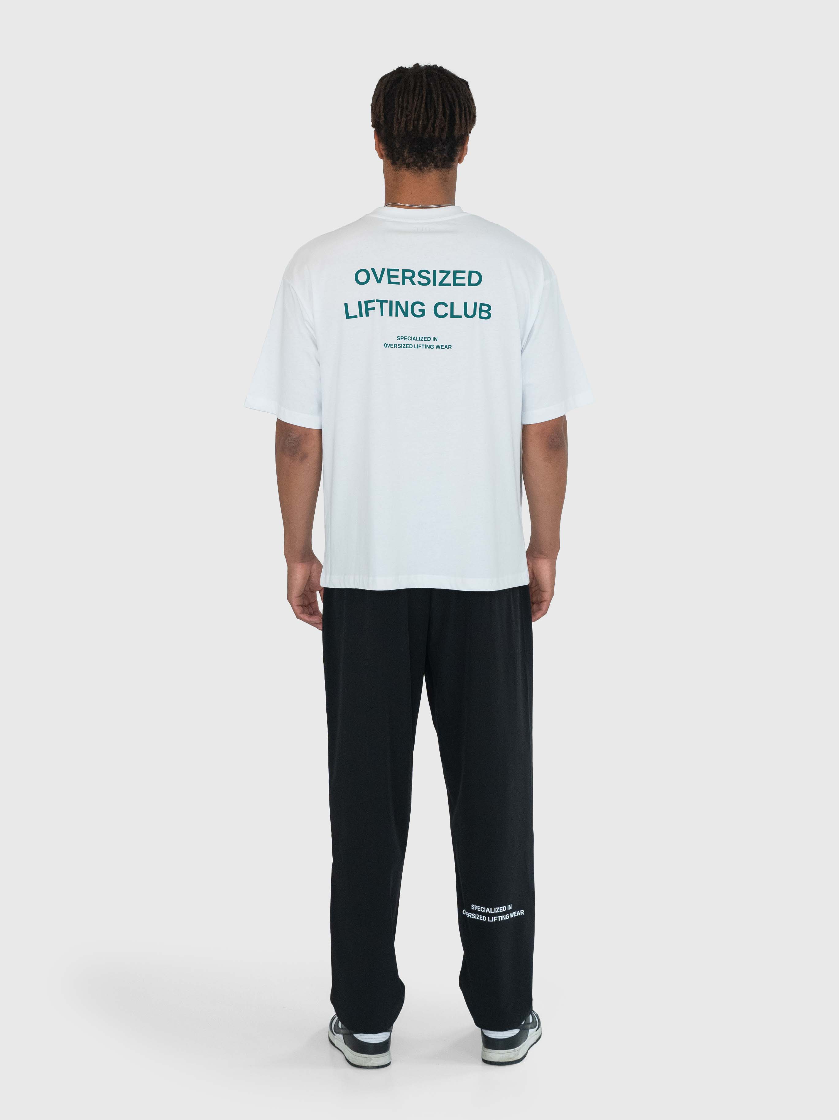 Confidence Box Tee - White/Petroleum Blue